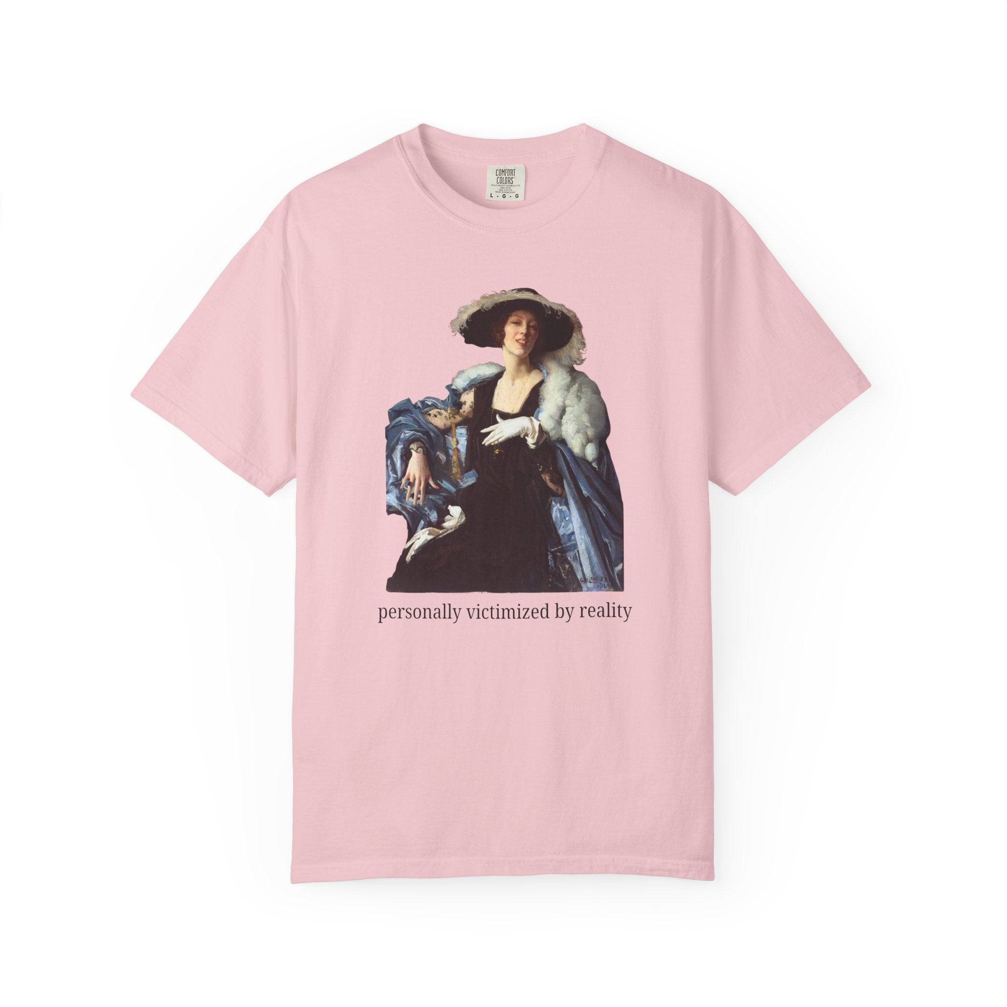 Personally Victimized by Reality: Silly Art History Lover or Musuem Lover Gift, Famous 19th Century Painting, Funny Sarcastic Birthday Gift - Opal and June
