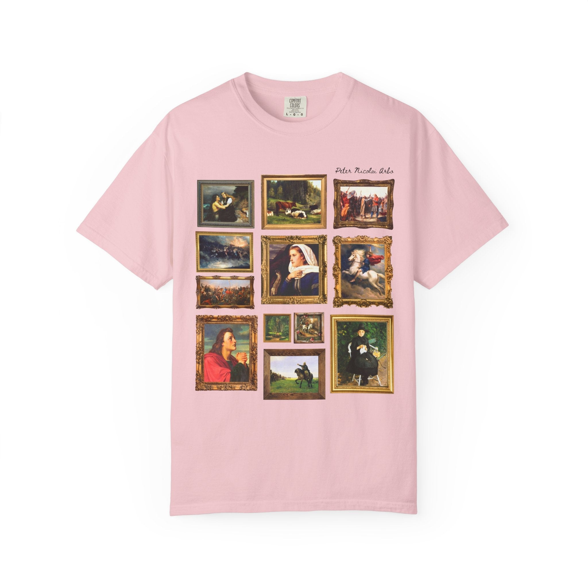 Peter Nicolai Arbo Art History Tee Shirt: Norwegian Art Historian Present, Famous Paintings, Norse Mythology Humanities Professor T-Shirt - Opal and June