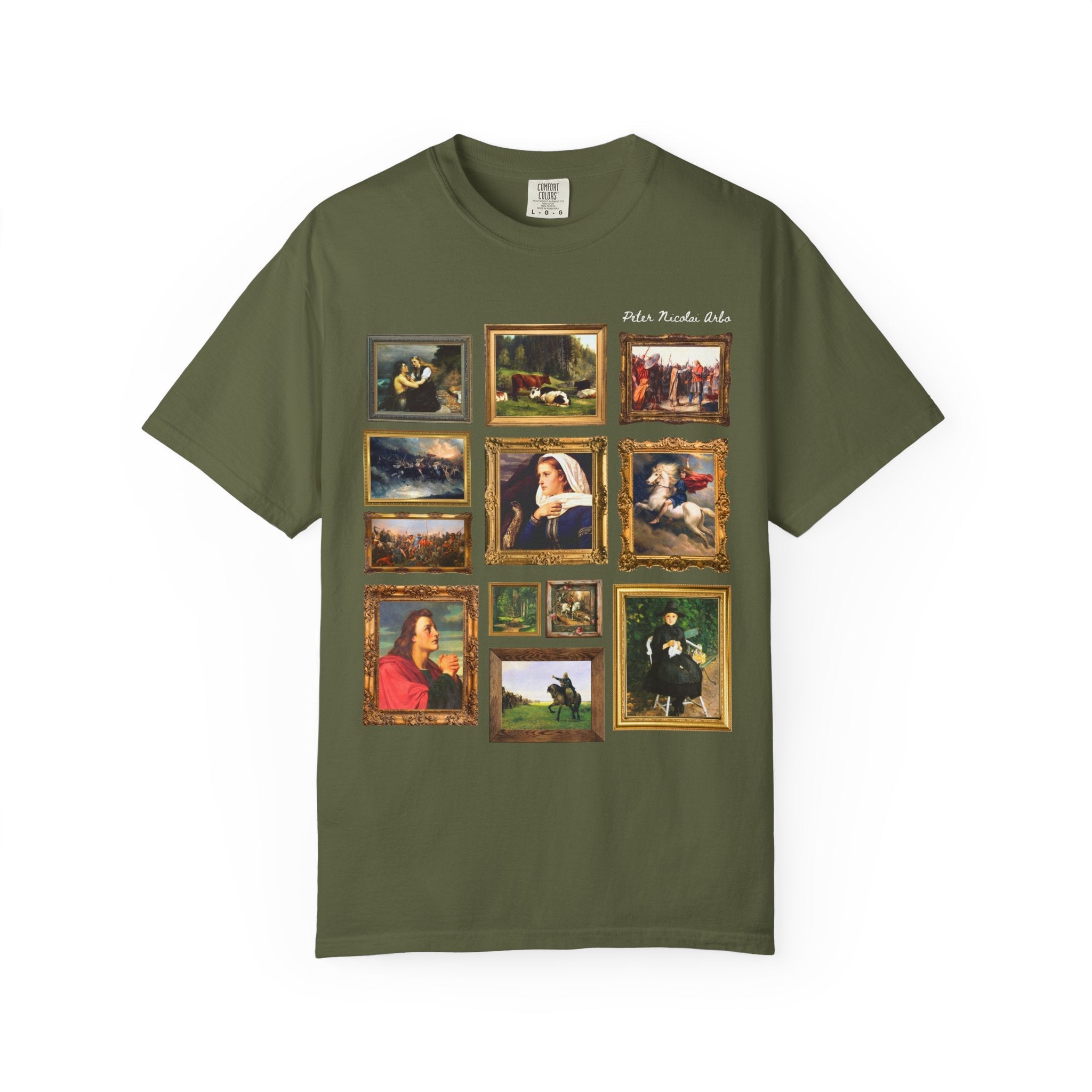 Peter Nicolai Arbo Art History Tee Shirt: Norwegian Art Historian Present, Famous Paintings, Norse Mythology Humanities Professor T-Shirt - Opal and June