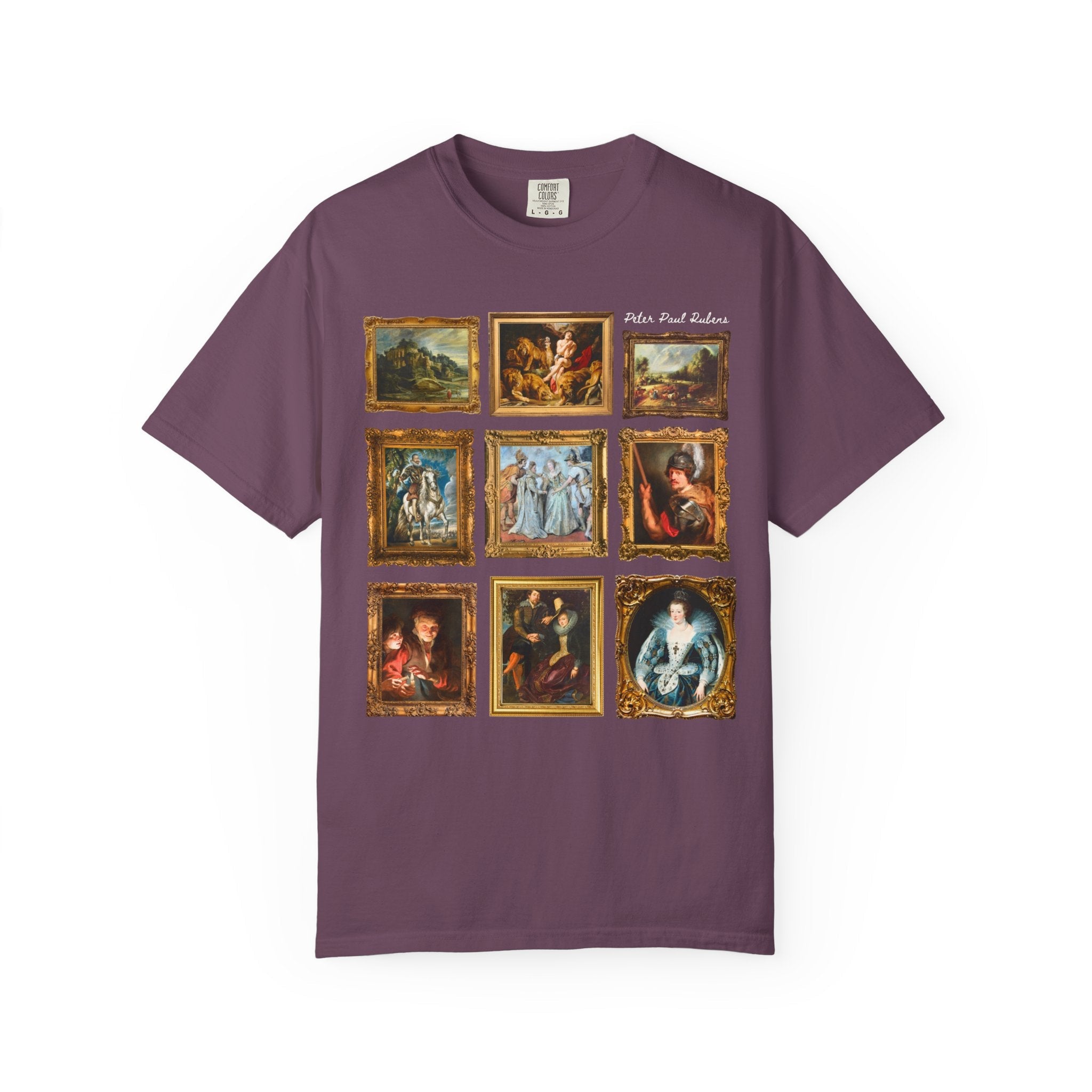 Peter Paul Rubens Art History Tee Shirt: Famous 17th Century Paintings, Flemish Baroque Art Movement, European Art History, Comfort Colors - Opal and June