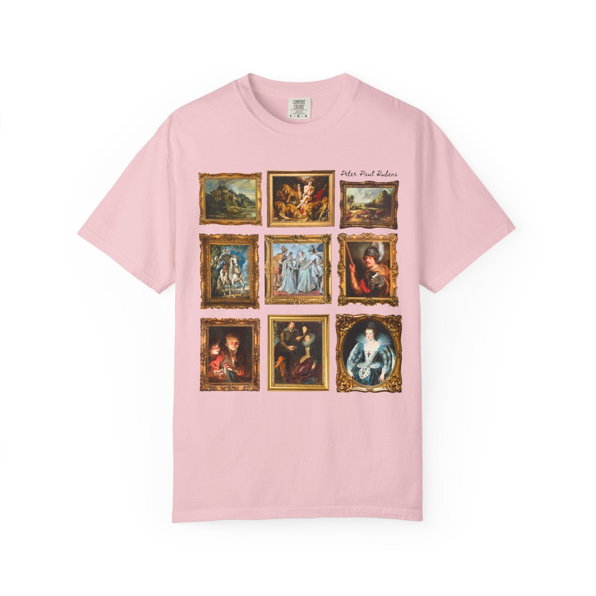 Peter Paul Rubens Art History Tee Shirt: Famous 17th Century Paintings, Flemish Baroque Art Movement, European Art History, Comfort Colors - Opal and June