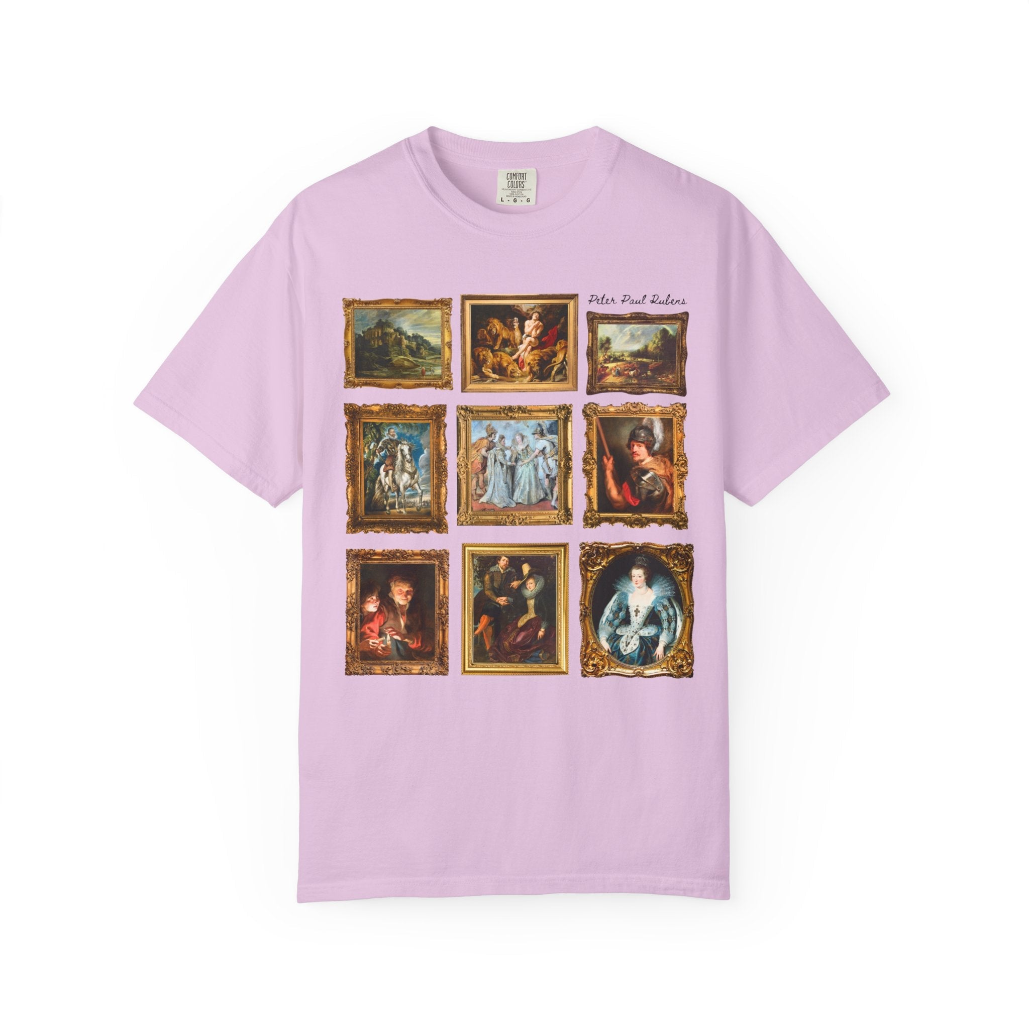 Peter Paul Rubens Art History Tee Shirt: Famous 17th Century Paintings, Flemish Baroque Art Movement, European Art History, Comfort Colors - Opal and June