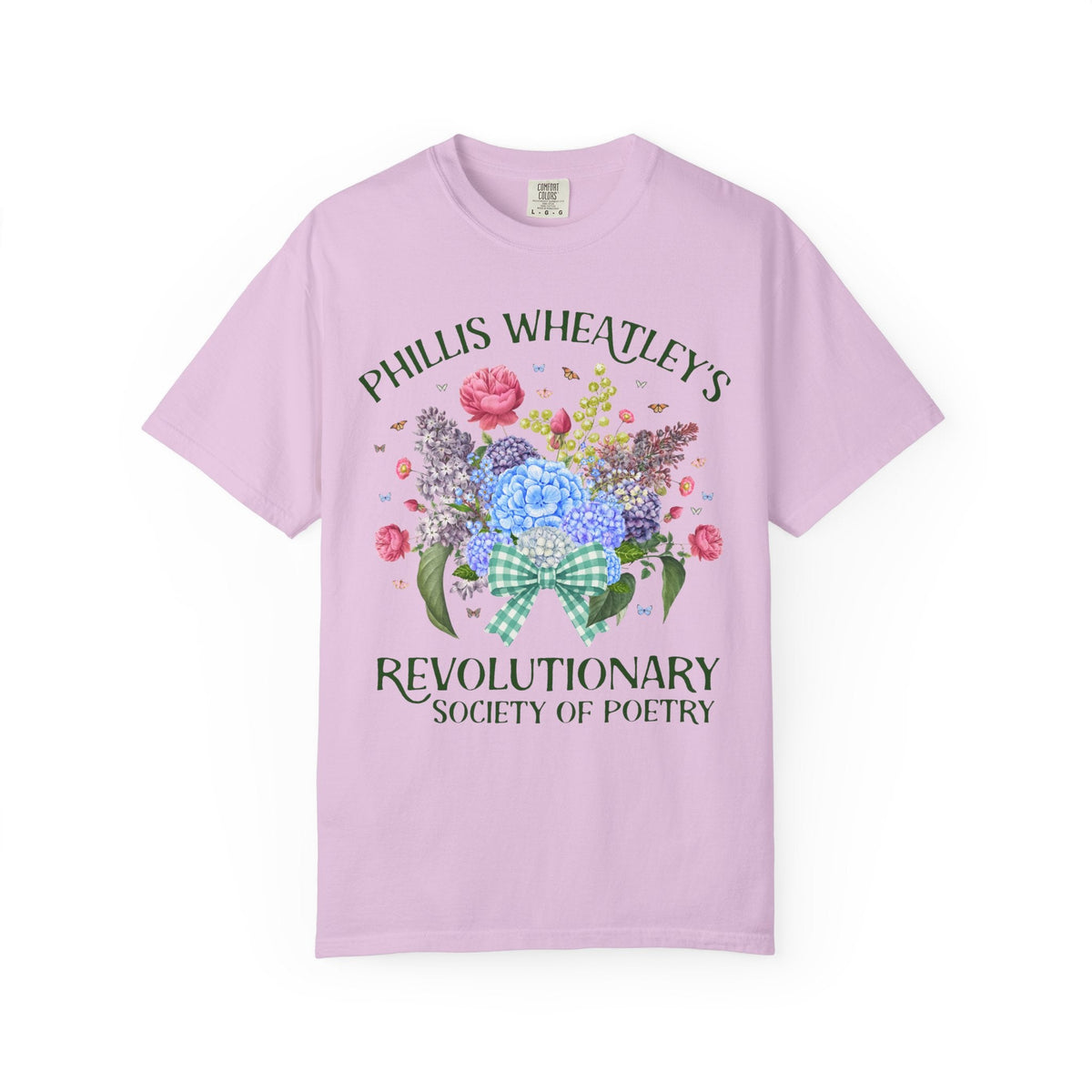 Phillis Wheatley's Revolutionary Society of Poetry | 18th Century Poetry Lover T-Shirt, American History, Black History, Bookish Women's History Tee - Opal and June