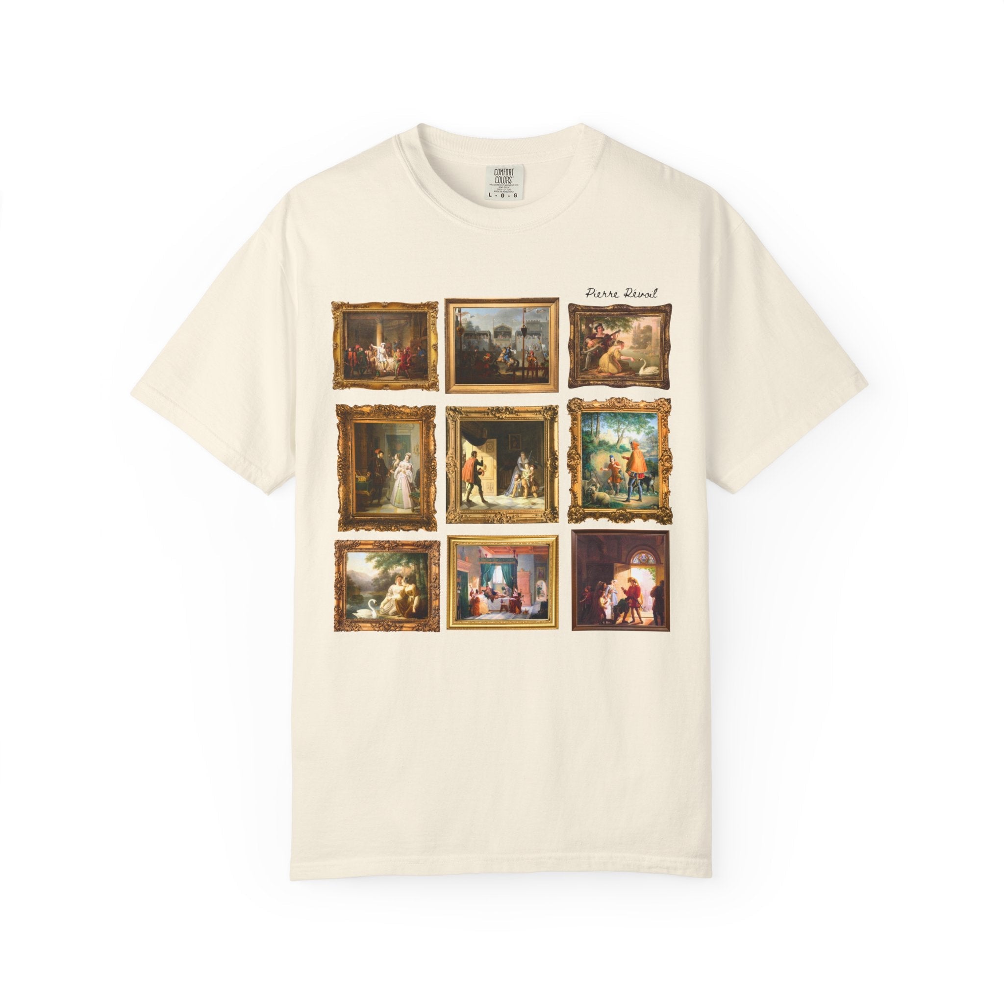 Pierre Révoil Art History Tee Shirt, French Art History, Romanticism 19th Century European Art Movement, Museum Lover Gift, Famous Paintings - Opal and June
