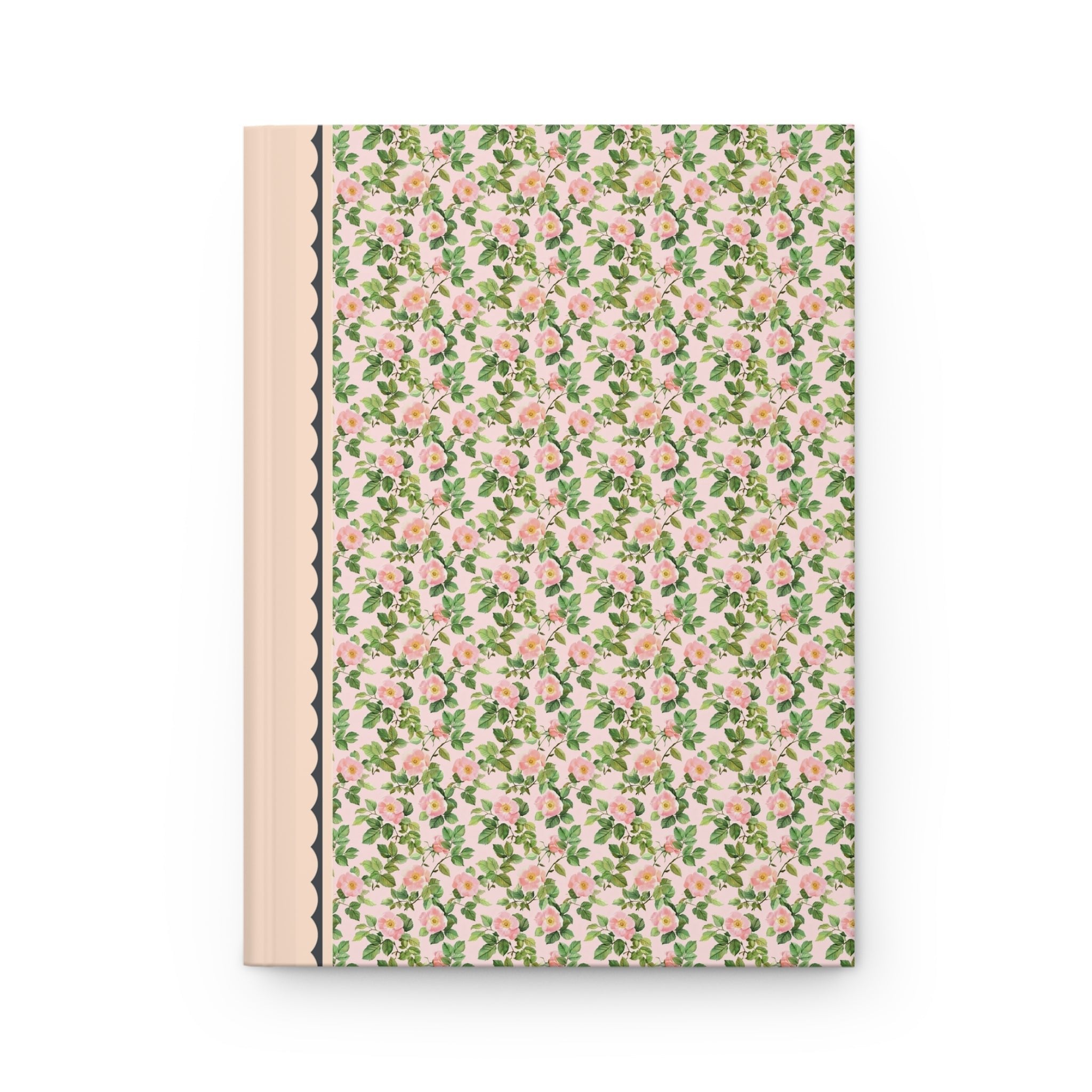 Pink Floral Notebook with Roses - Opal and June