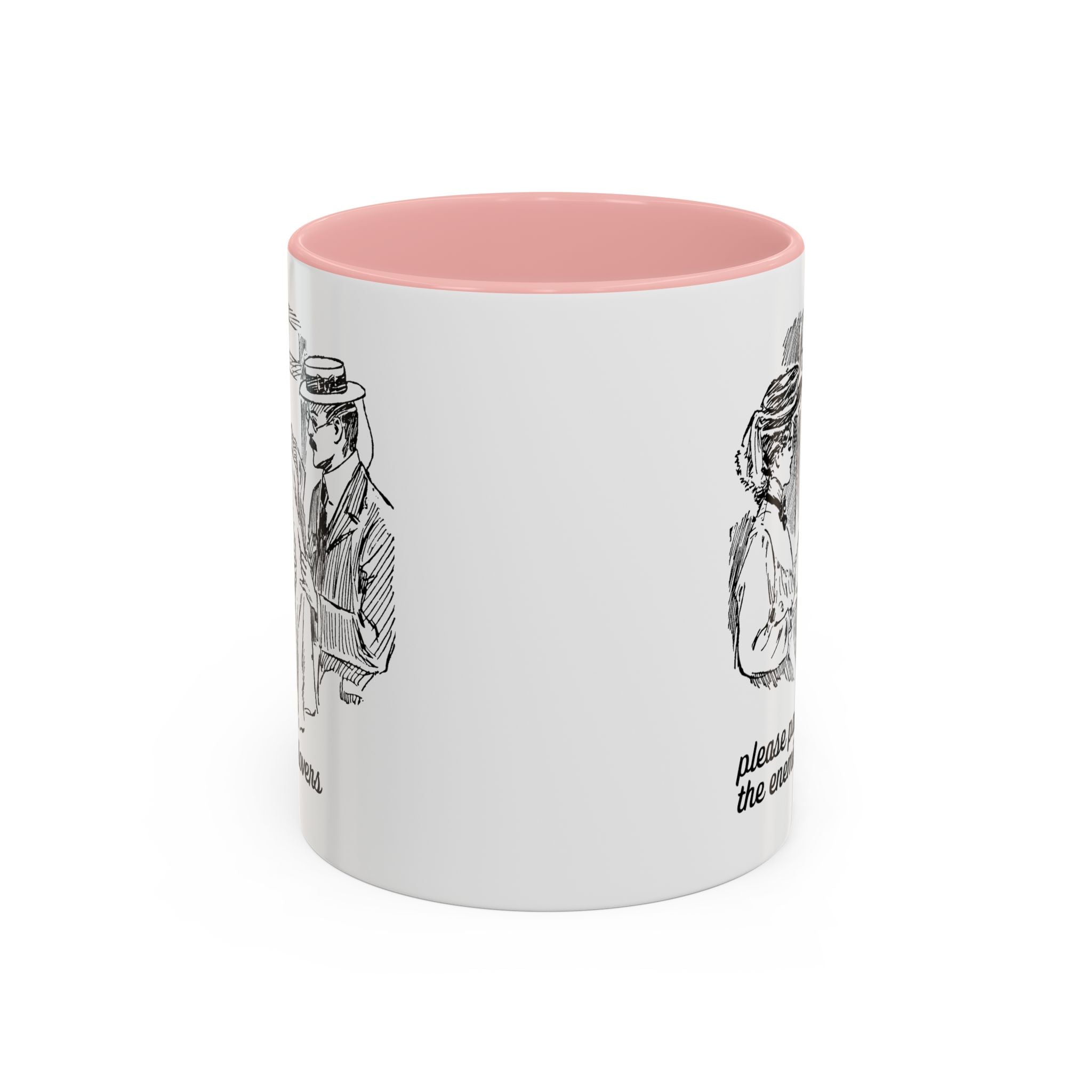 Please Pass the Enemies to Lovers Coffee Mug: Romance Reader Gift Historical Fiction Bookworm | Silly Romance Tropes Mug, Bookish Gift Idea - Opal and June