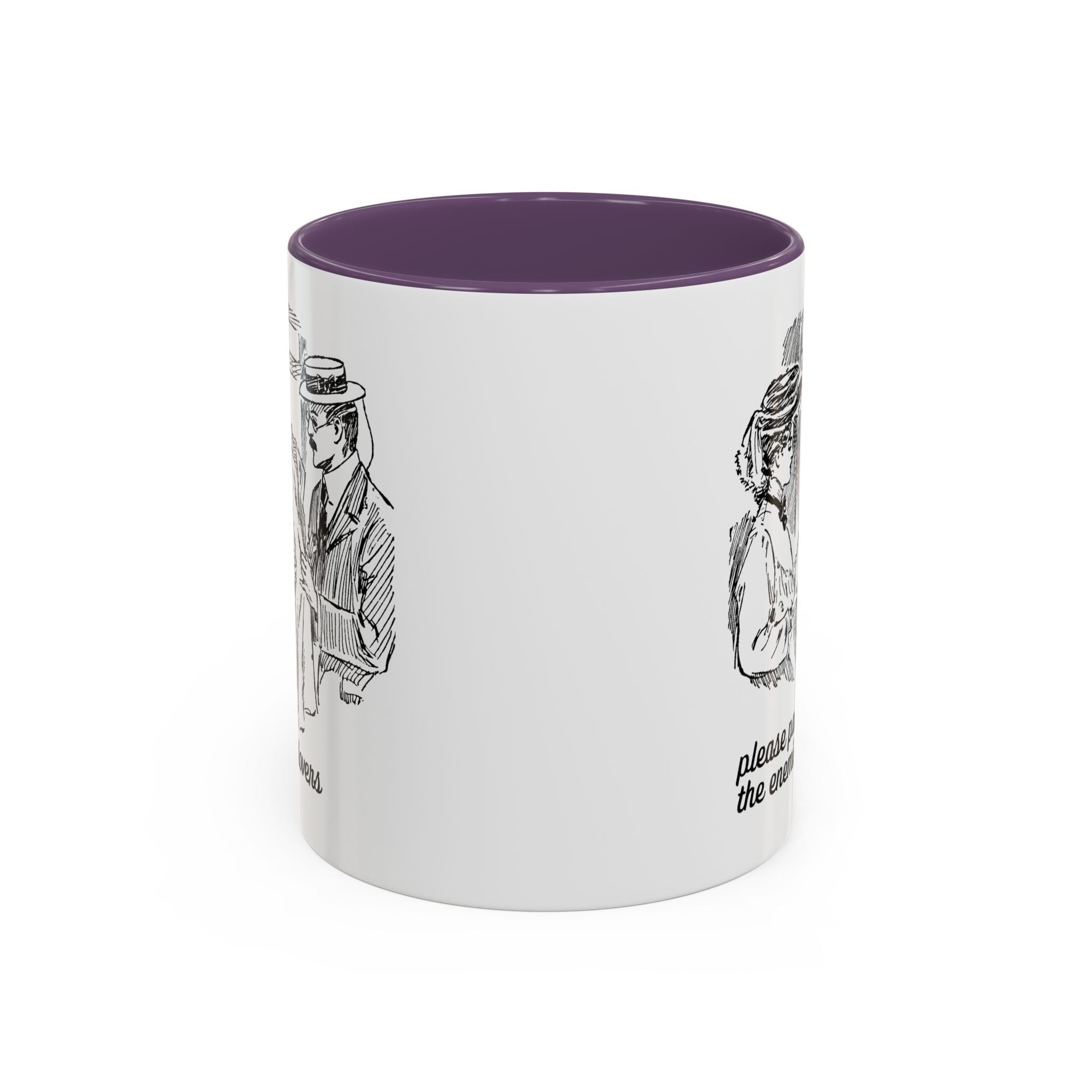 Please Pass the Enemies to Lovers Coffee Mug: Romance Reader Gift Historical Fiction Bookworm | Silly Romance Tropes Mug, Bookish Gift Idea - Opal and June