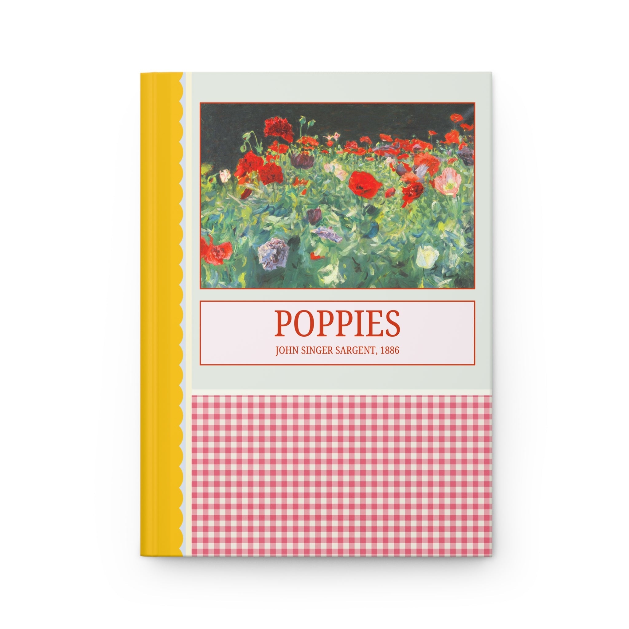 Poppies by John Singer Sargent Notebook, Floral Art History Gift for Art History Lover, Impressionist American Renaissance Art Movement Gift - Opal and June