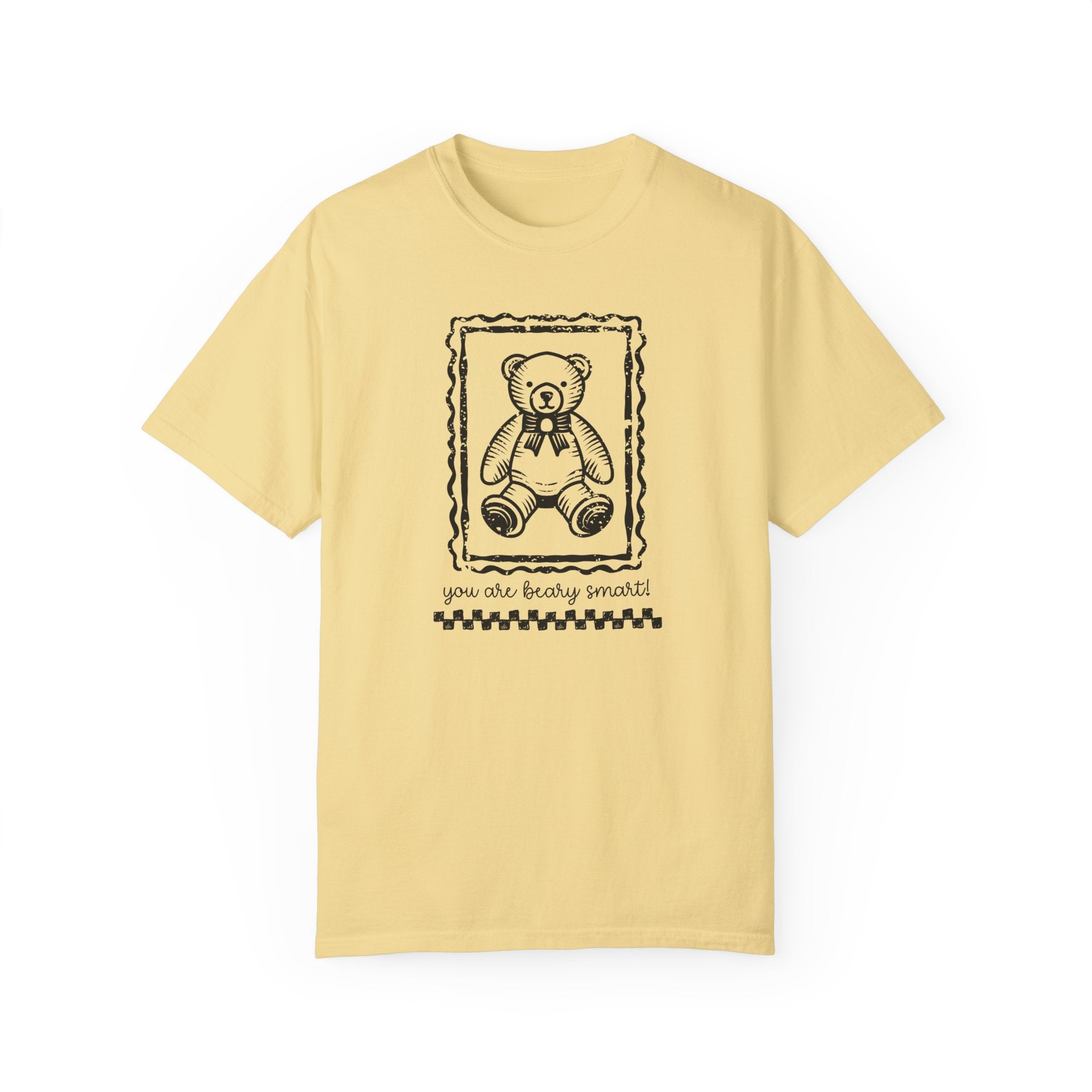 Positive Teacher Tee Shirt with Kind Affirmation for Students: You are Beary Smart! Cute Animal Lover Tee for Kindergarten Crew, First Grade - Opal and June