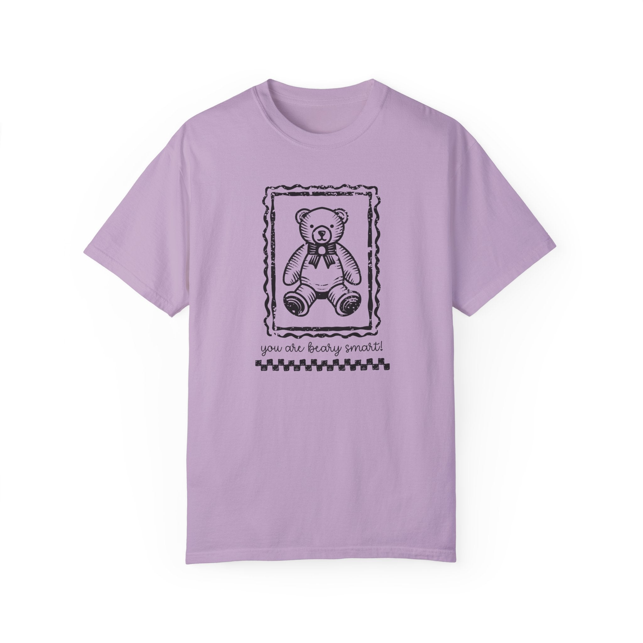 Positive Teacher Tee Shirt with Kind Affirmation for Students: You are Beary Smart! Cute Animal Lover Tee for Kindergarten Crew, First Grade - Opal and June