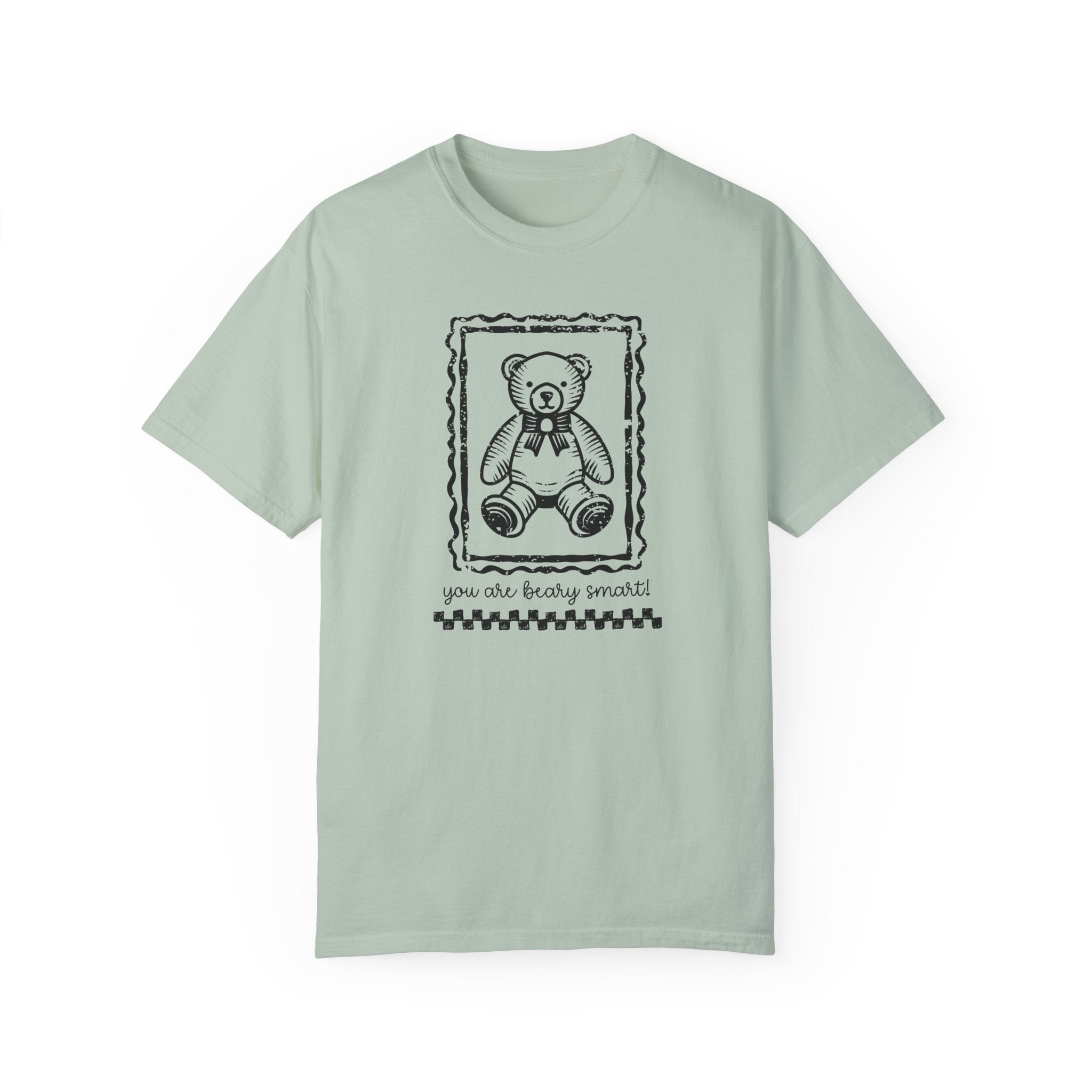Positive Teacher Tee Shirt with Kind Affirmation for Students: You are Beary Smart! Cute Animal Lover Tee for Kindergarten Crew, First Grade - Opal and June