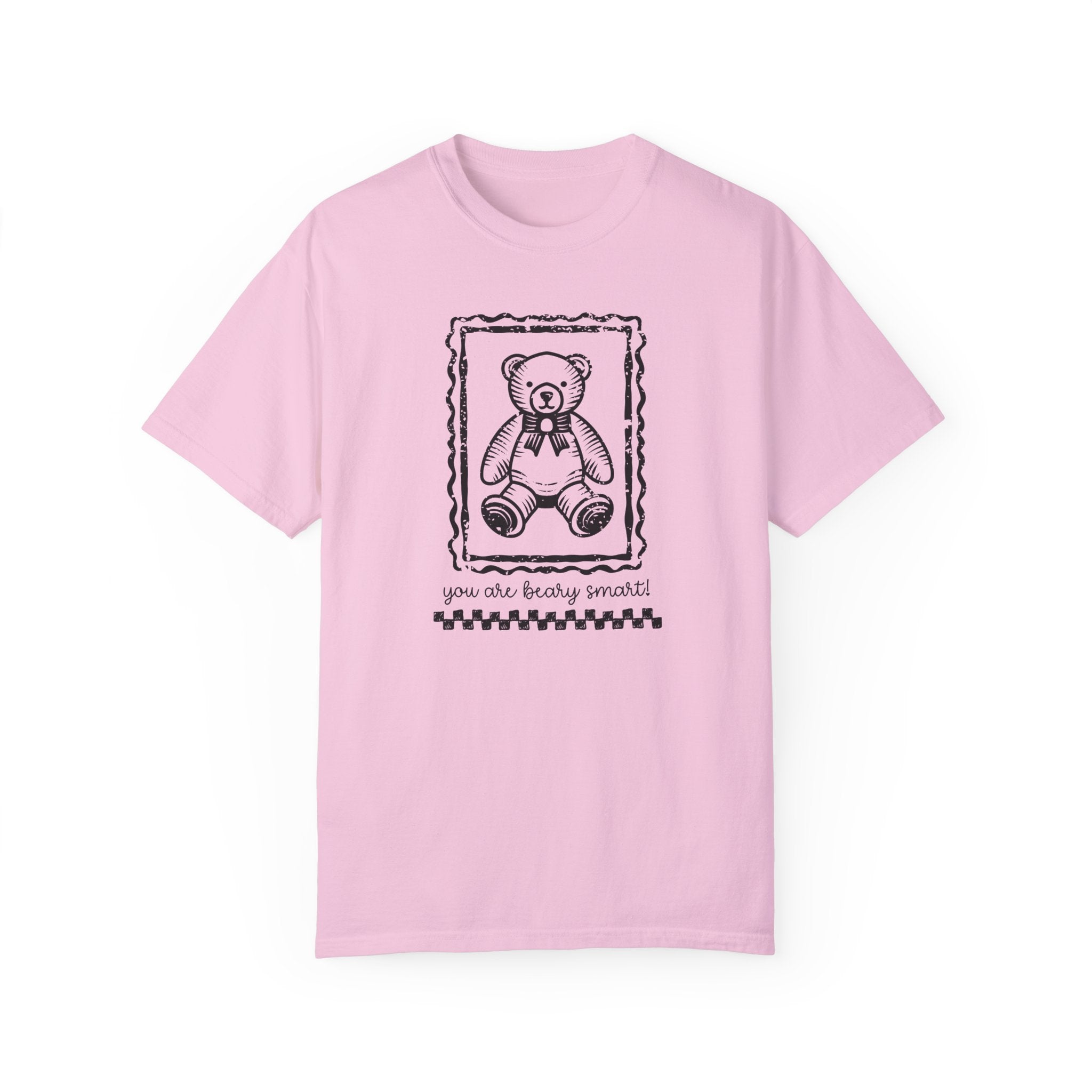 Positive Teacher Tee Shirt with Kind Affirmation for Students: You are Beary Smart! Cute Animal Lover Tee for Kindergarten Crew, First Grade - Opal and June