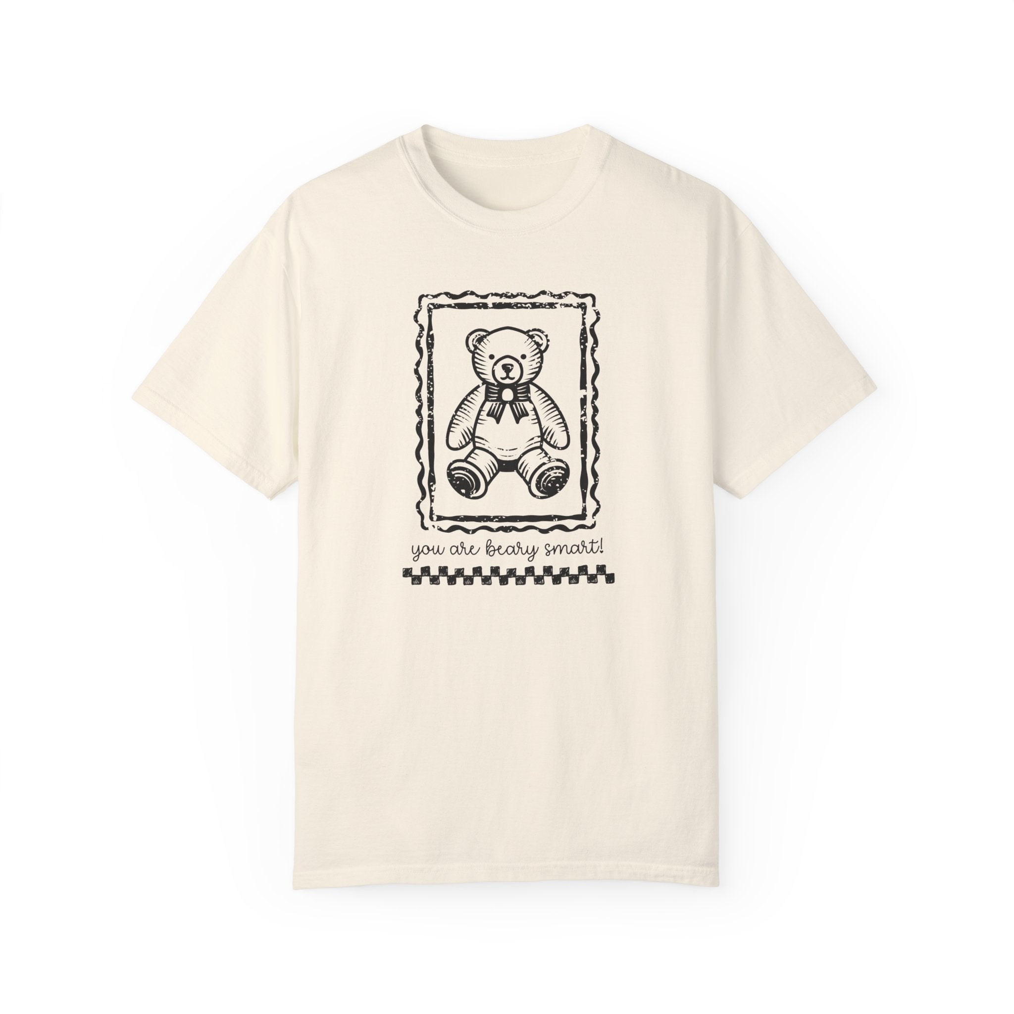 Positive Teacher Tee Shirt with Kind Affirmation for Students: You are Beary Smart! Cute Animal Lover Tee for Kindergarten Crew, First Grade - Opal and June