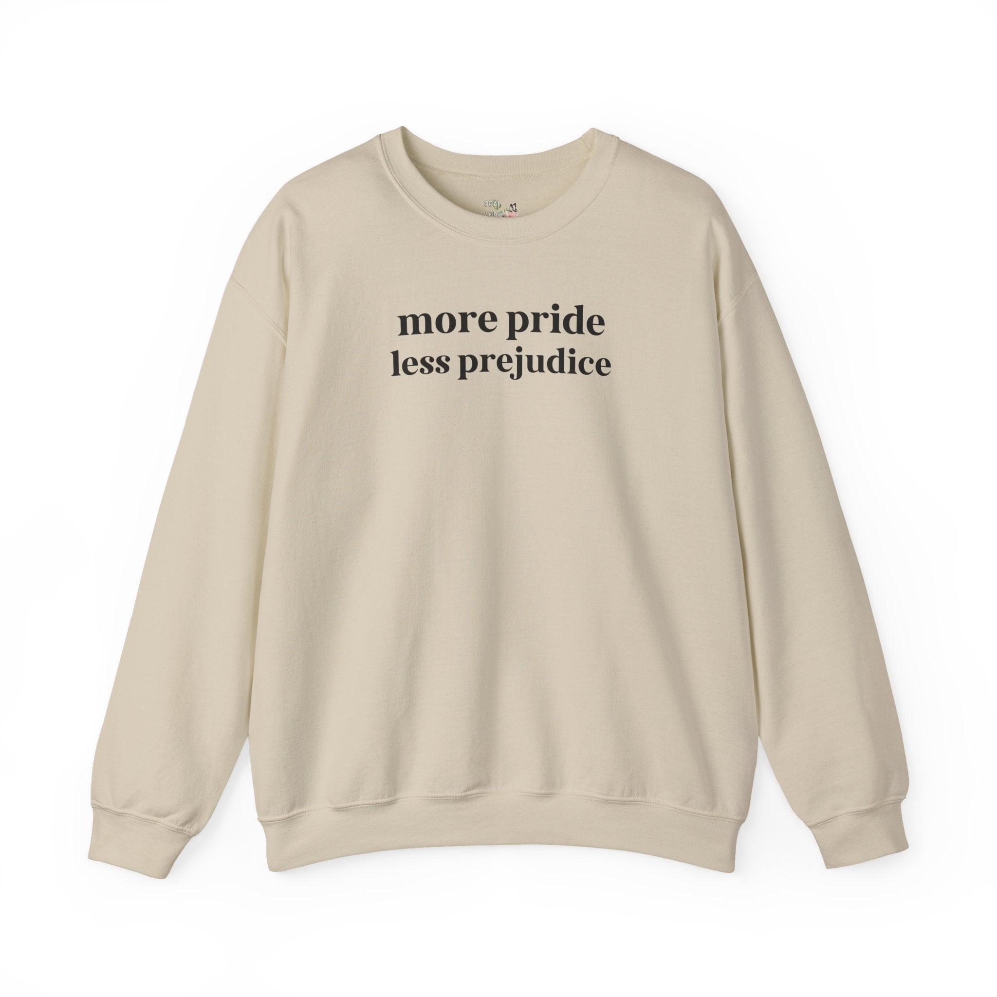 Pride and Prejudice LGBTQ Sweatshirt, Book Lover, Cute Bookish Equal Rights Shirt, Classic Literature Reader, Cute Jane Austen Crewneck - Opal and June