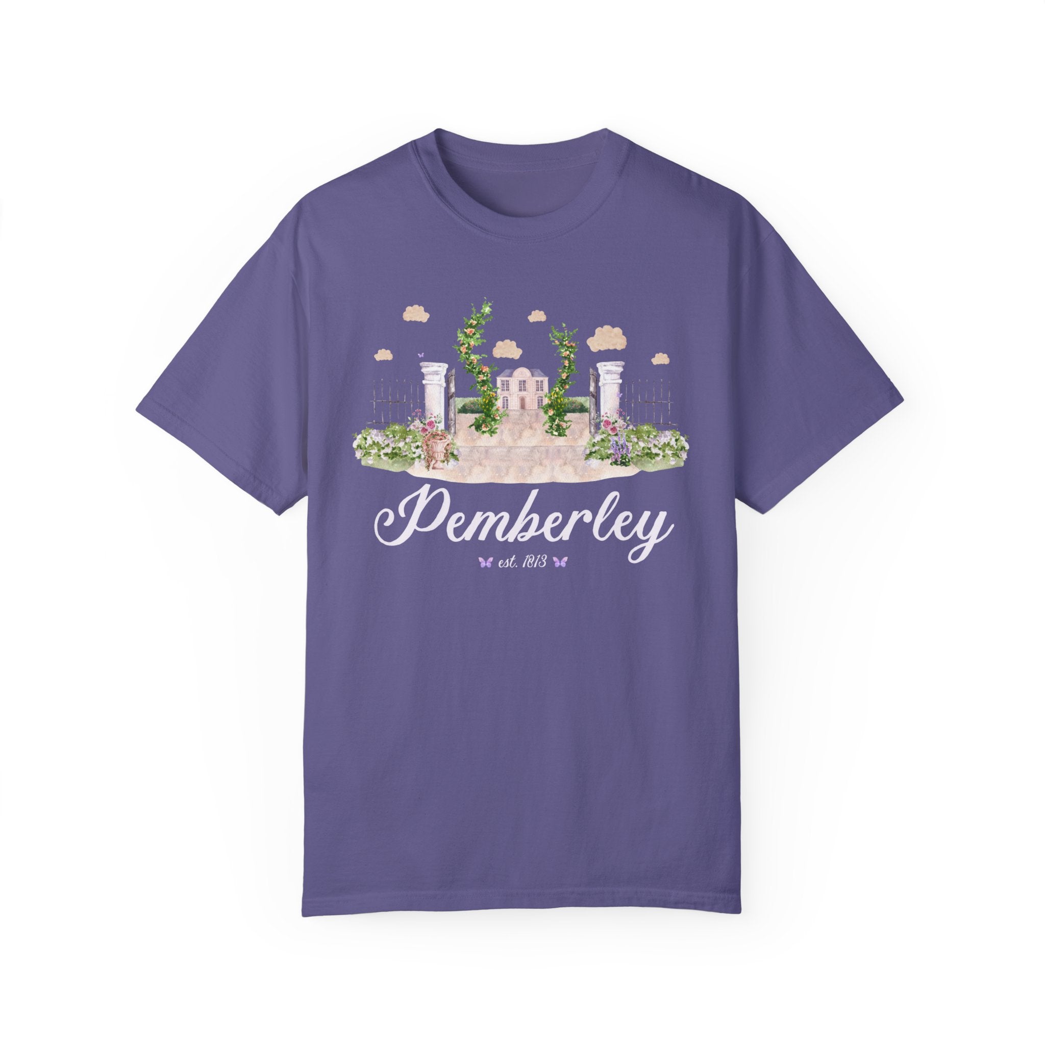 Pride and Prejudice Tee Shirt: Pemberley 1813 - Opal and June