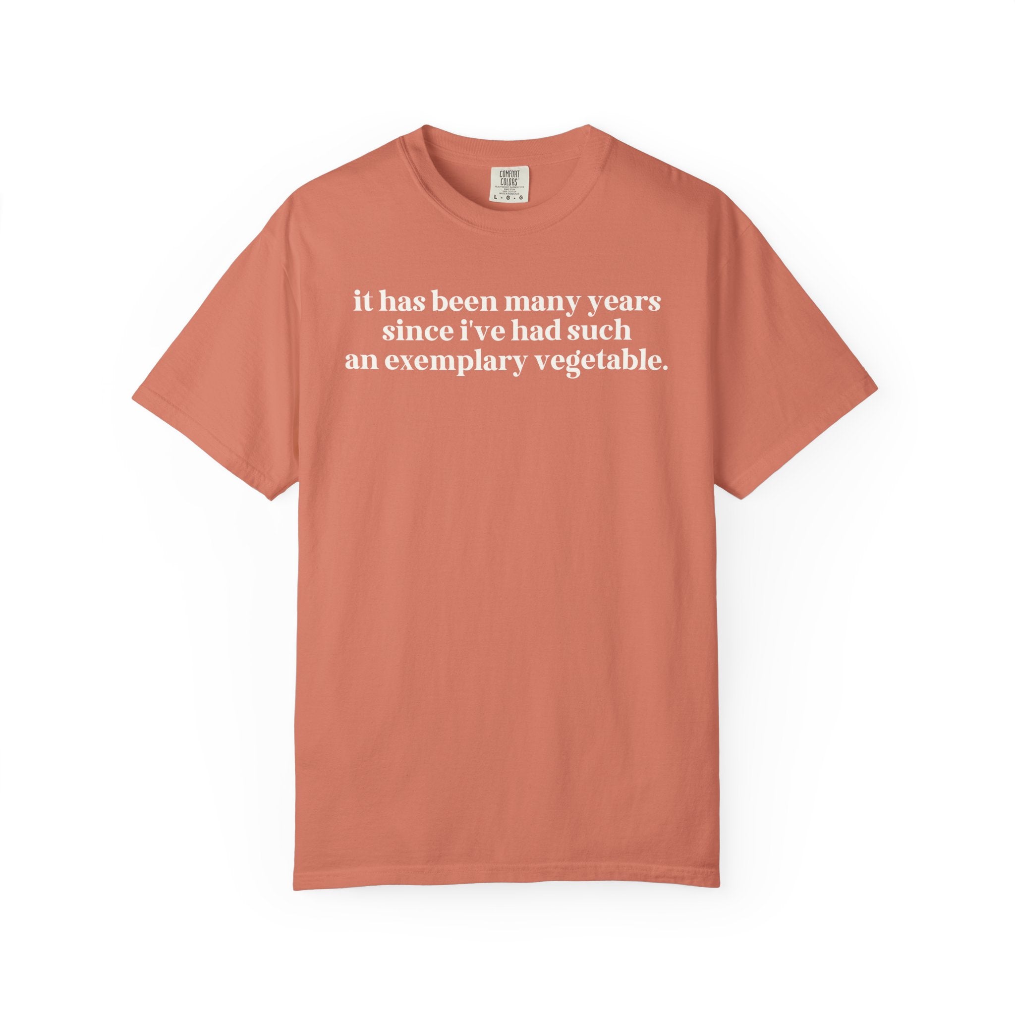 Pride and Prejudice Tee Shirt with Quote from Mr. Collins: Exemplary Vegetable, Cute Bookish T-Shirt with Funny Saying, Gift for Librarian - Opal and June