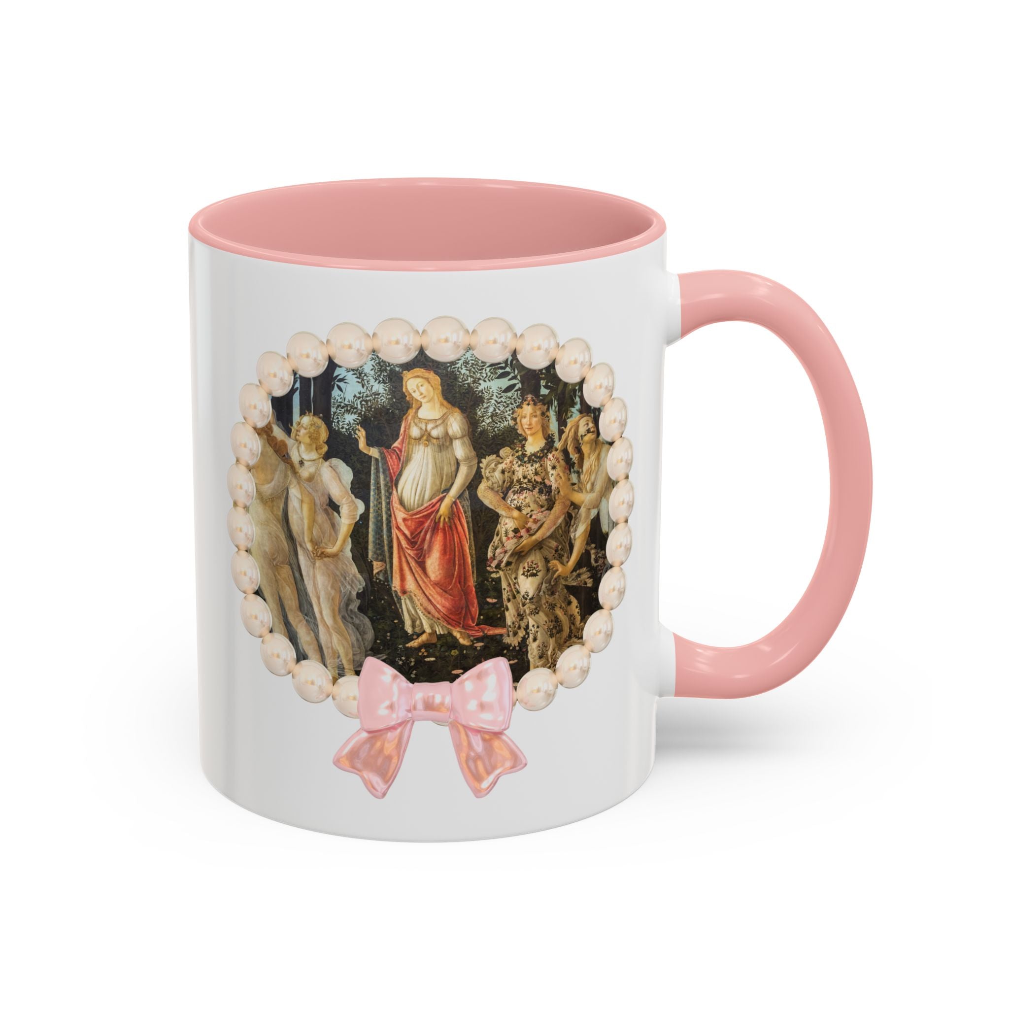 Primavera by Sandro Botticelli Coffee Mug: Italian Renaissance Famous Painting, 15th Century Artwork, Art History Present for Humanites Major - Opal and June