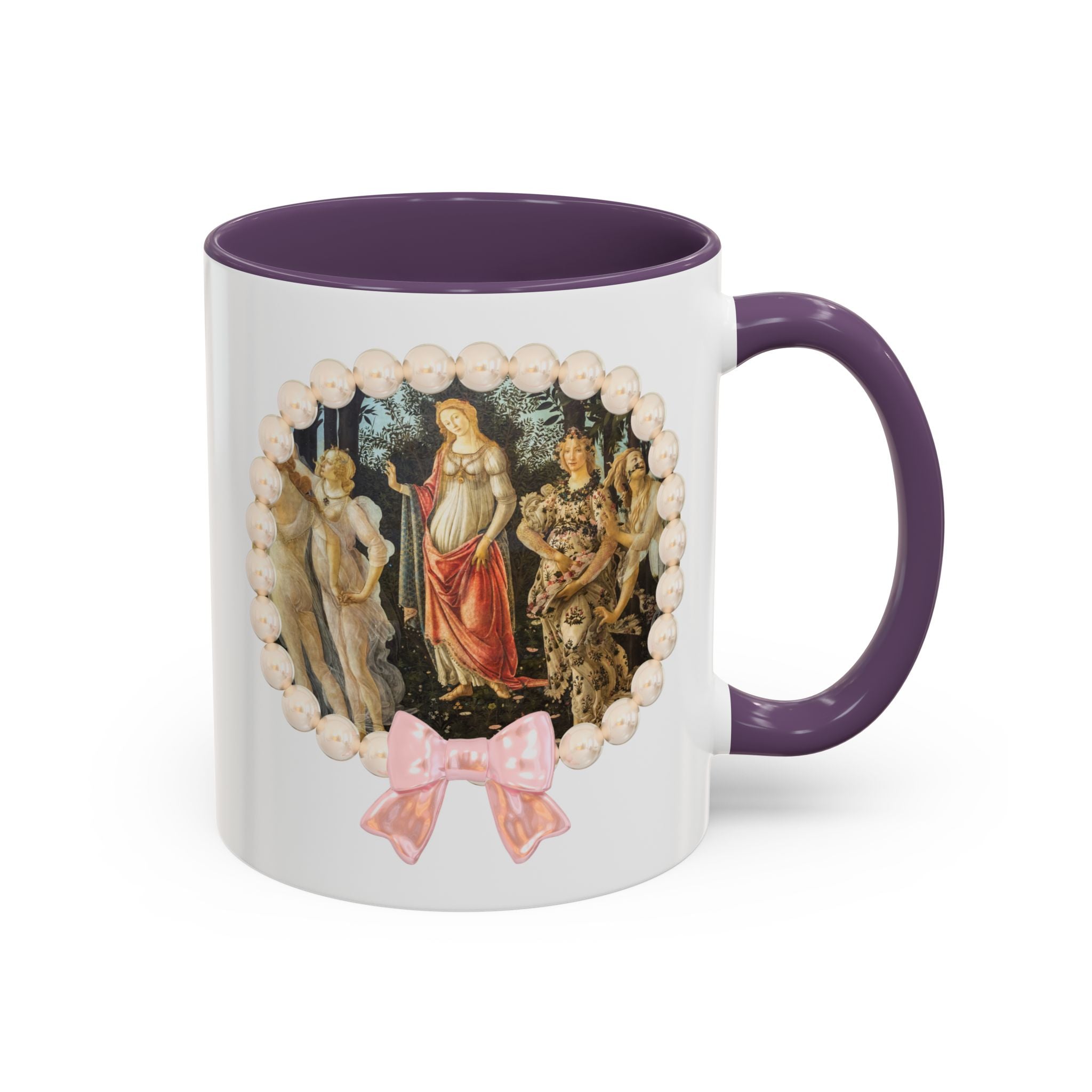 Primavera by Sandro Botticelli Coffee Mug: Italian Renaissance Famous Painting, 15th Century Artwork, Art History Present for Humanites Major - Opal and June