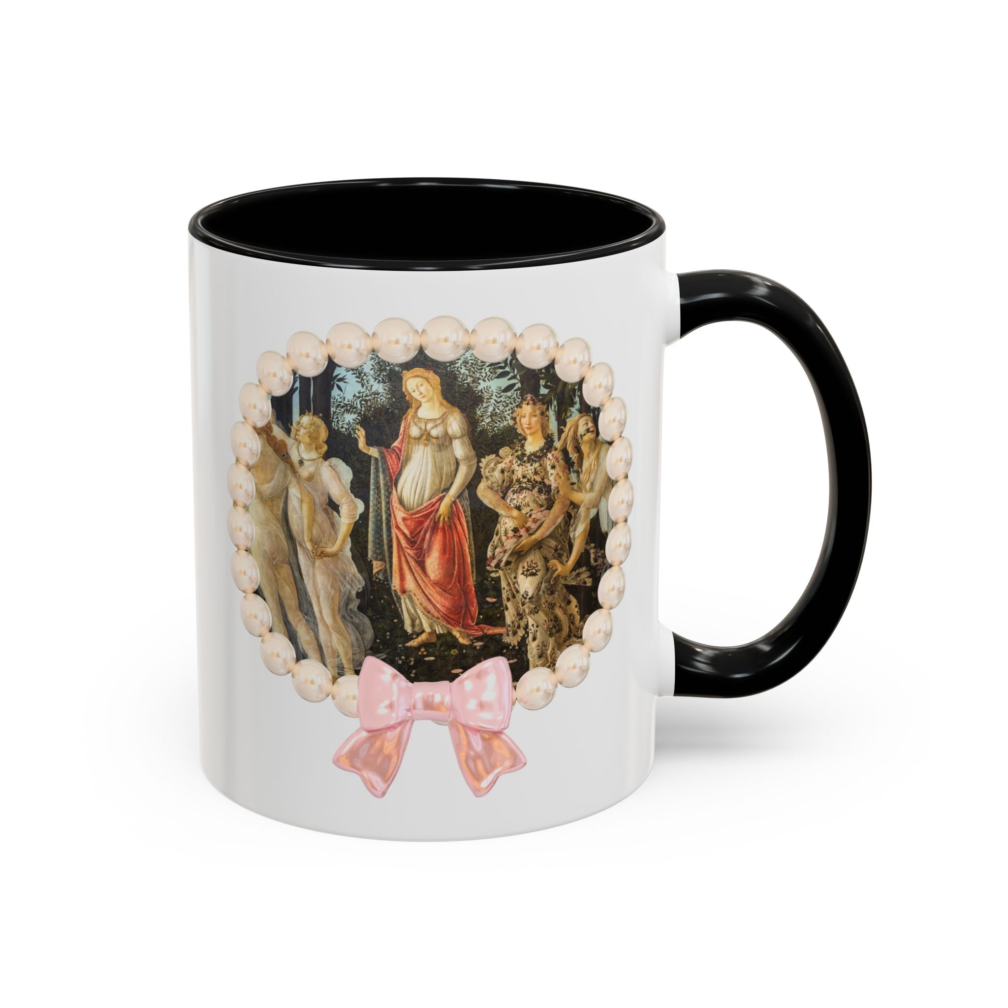 Primavera by Sandro Botticelli Coffee Mug: Italian Renaissance Famous Painting, 15th Century Artwork, Art History Present for Humanites Major - Opal and June