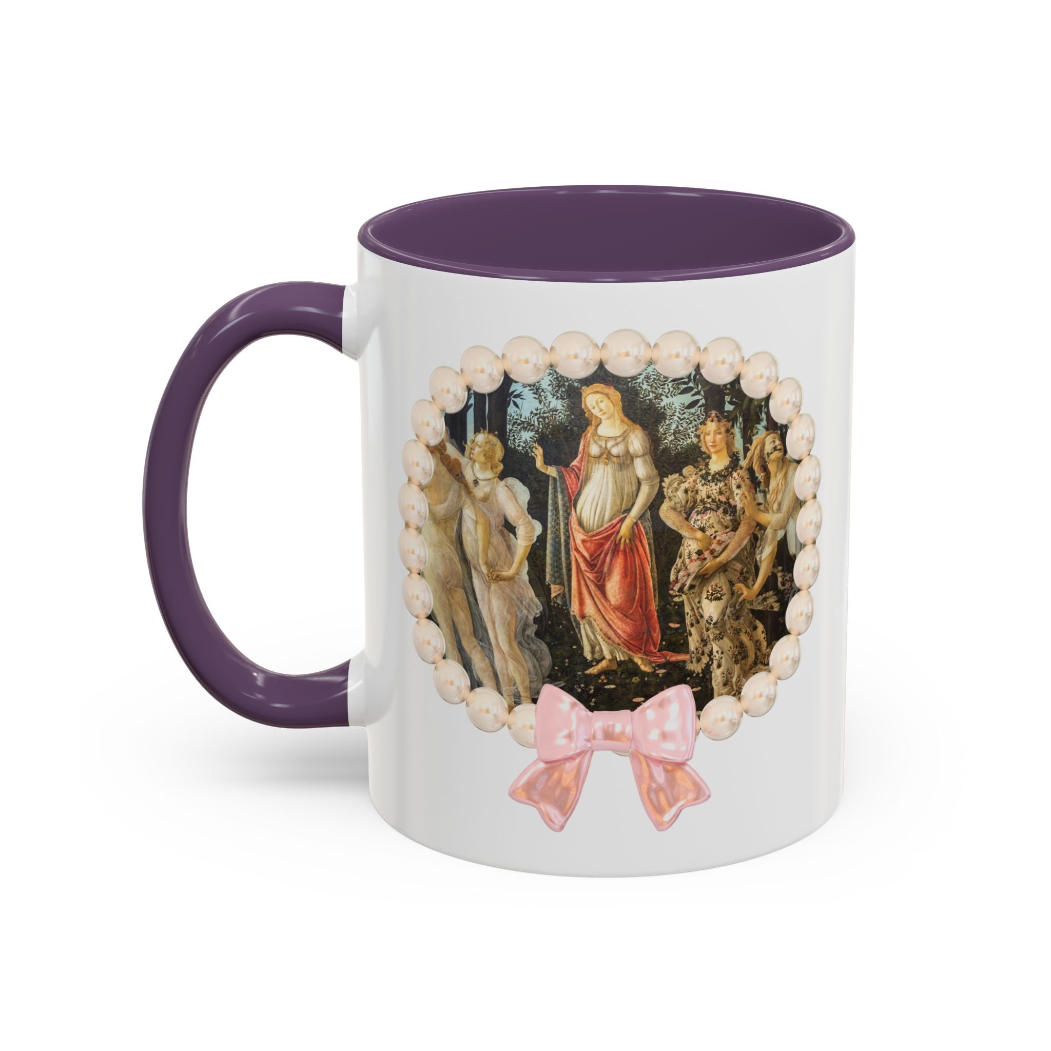 Primavera by Sandro Botticelli Coffee Mug: Italian Renaissance Famous Painting, 15th Century Artwork, Art History Present for Humanites Major - Opal and June