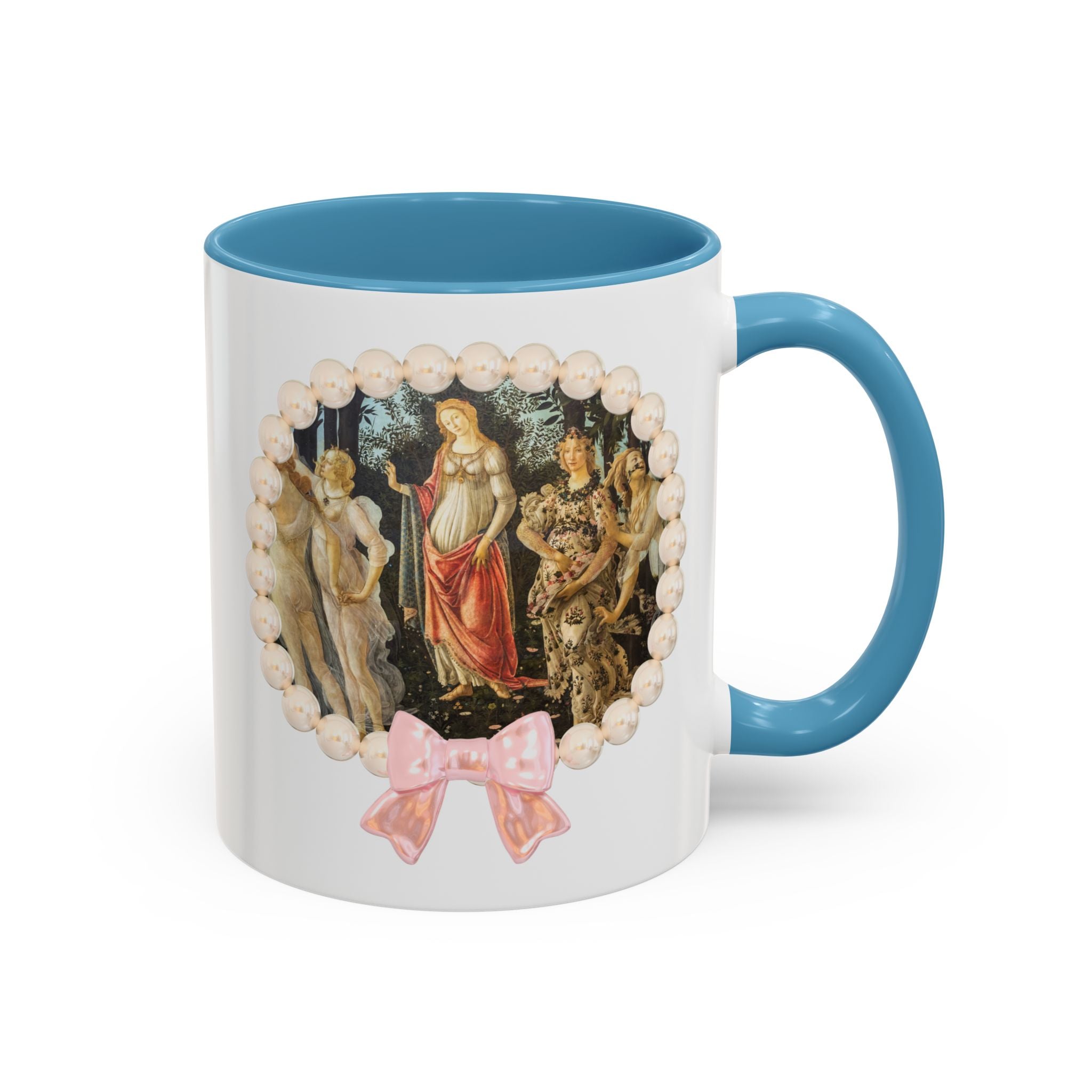 Primavera by Sandro Botticelli Coffee Mug: Italian Renaissance Famous Painting, 15th Century Artwork, Art History Present for Humanites Major - Opal and June
