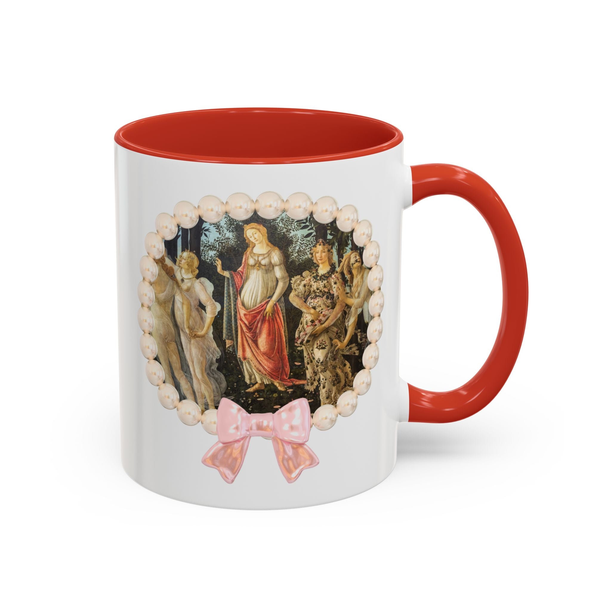Primavera by Sandro Botticelli Coffee Mug: Italian Renaissance Famous Painting, 15th Century Artwork, Art History Present for Humanites Major - Opal and June
