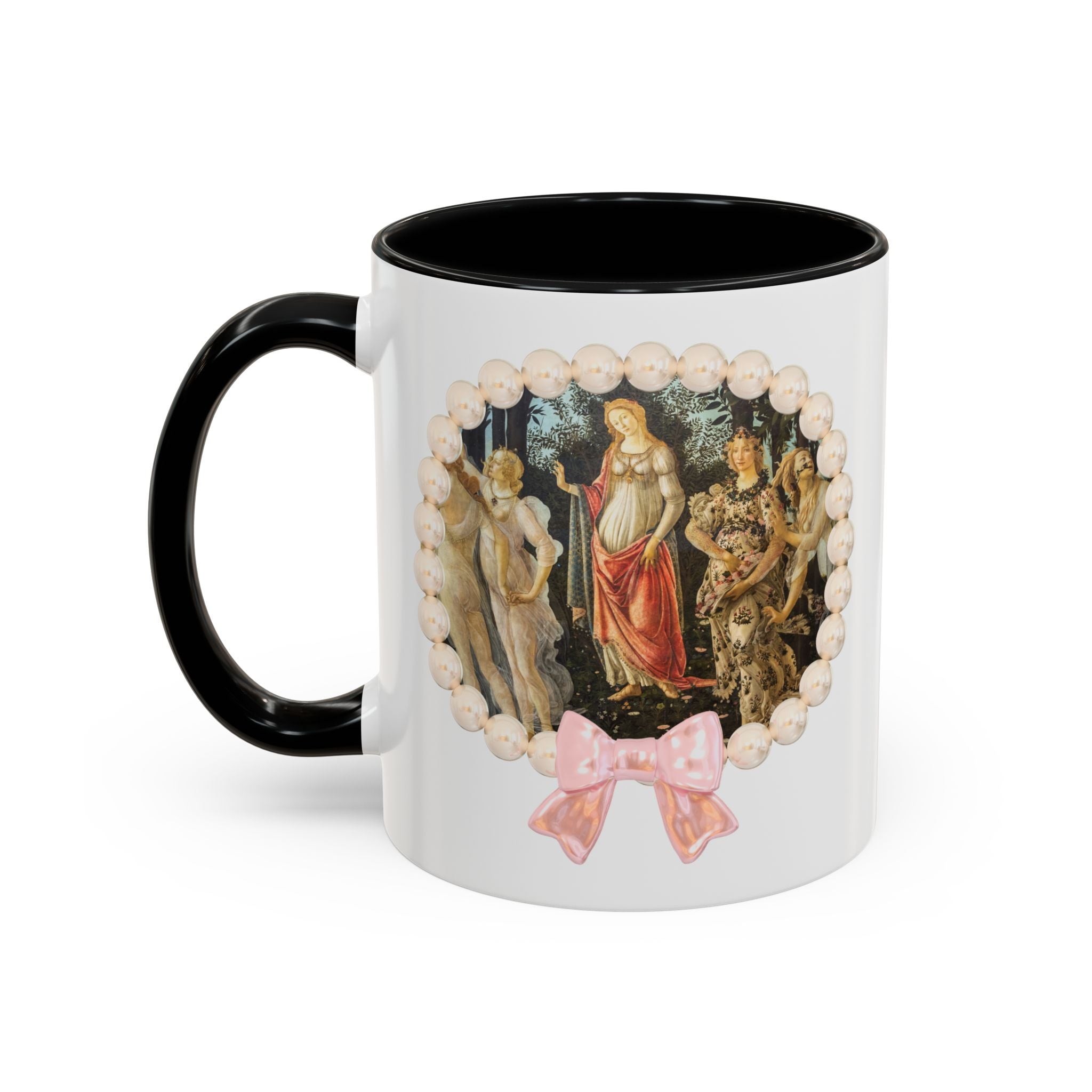 Primavera by Sandro Botticelli Coffee Mug: Italian Renaissance Famous Painting, 15th Century Artwork, Art History Present for Humanites Major - Opal and June