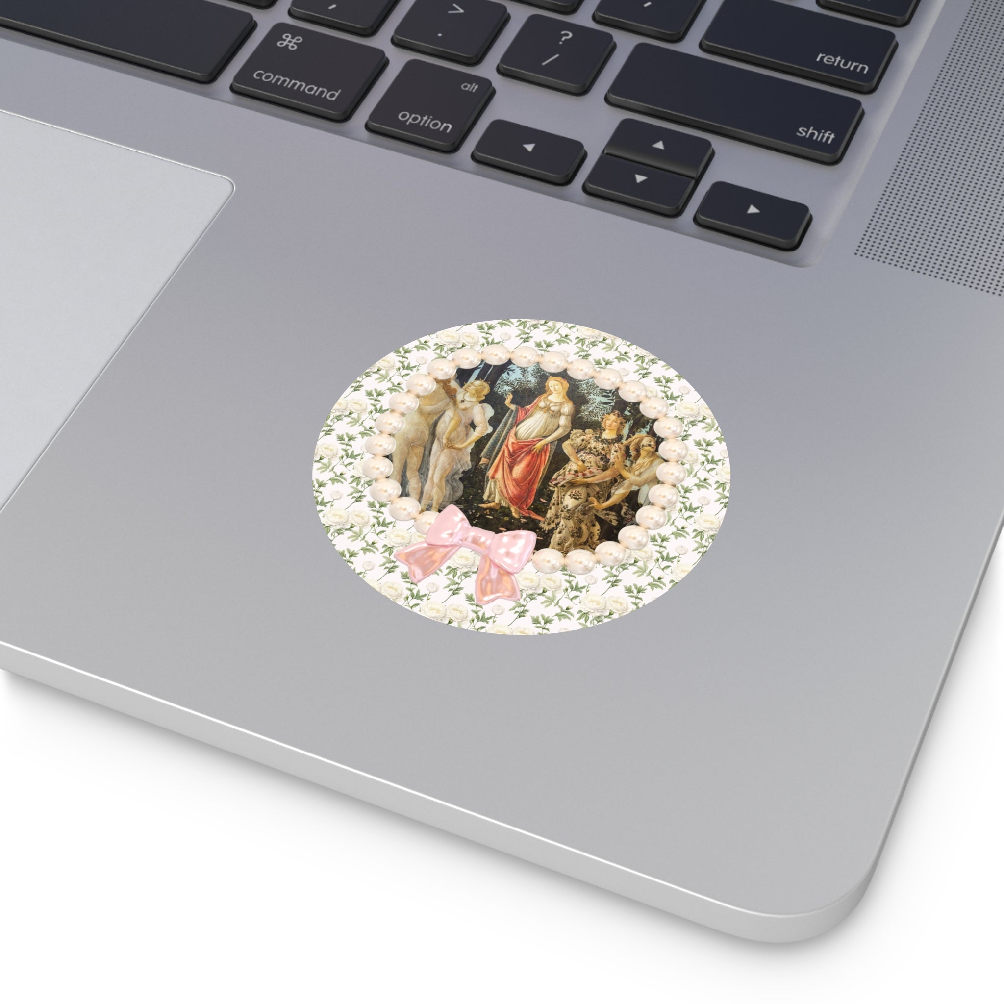 Primavera by Sandro Botticelli Sticker: Italian Renaissance Famous Painting, 15th Century Artwork, Art History Present for Humanites Major - Opal and June