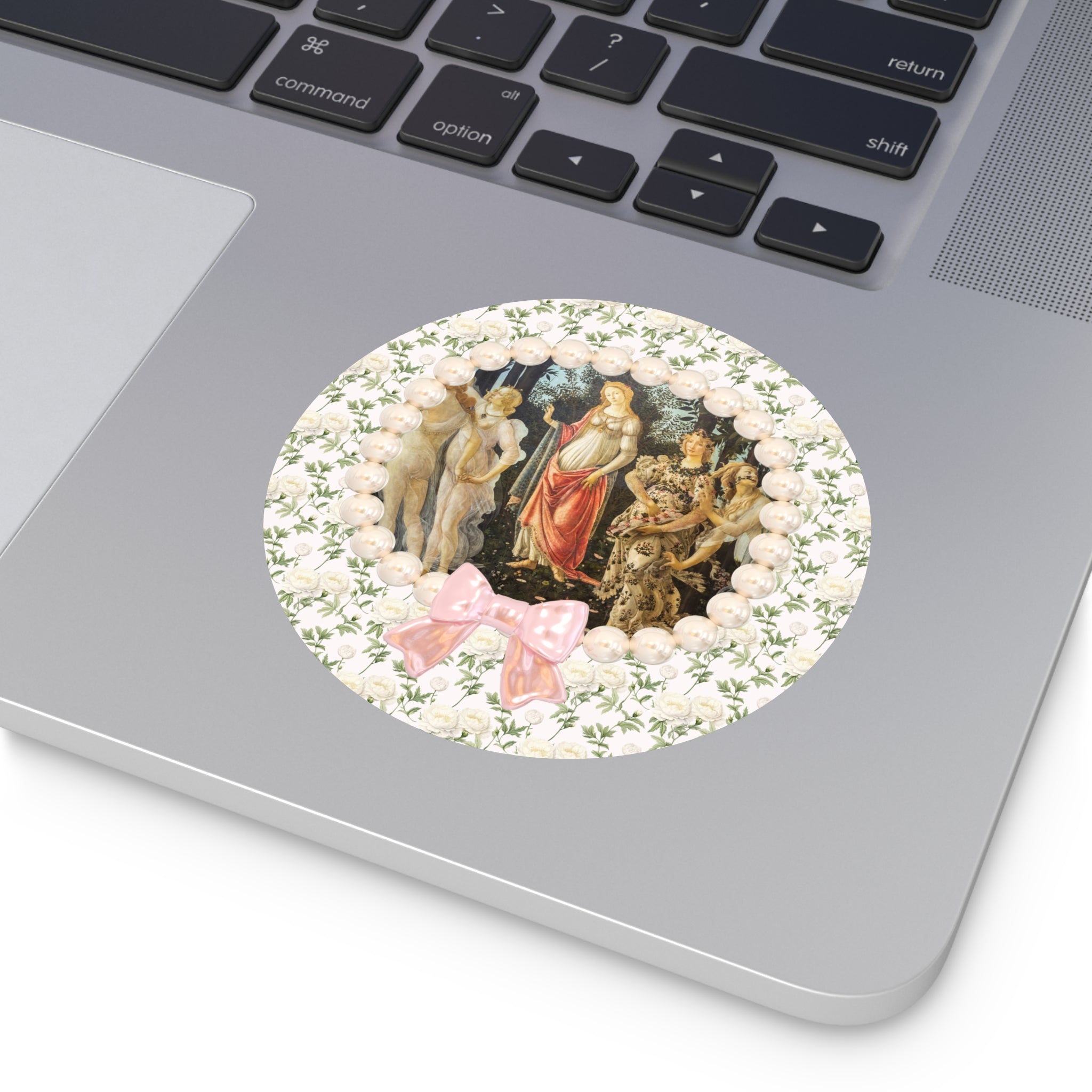 Primavera by Sandro Botticelli Sticker: Italian Renaissance Famous Painting, 15th Century Artwork, Art History Present for Humanites Major - Opal and June