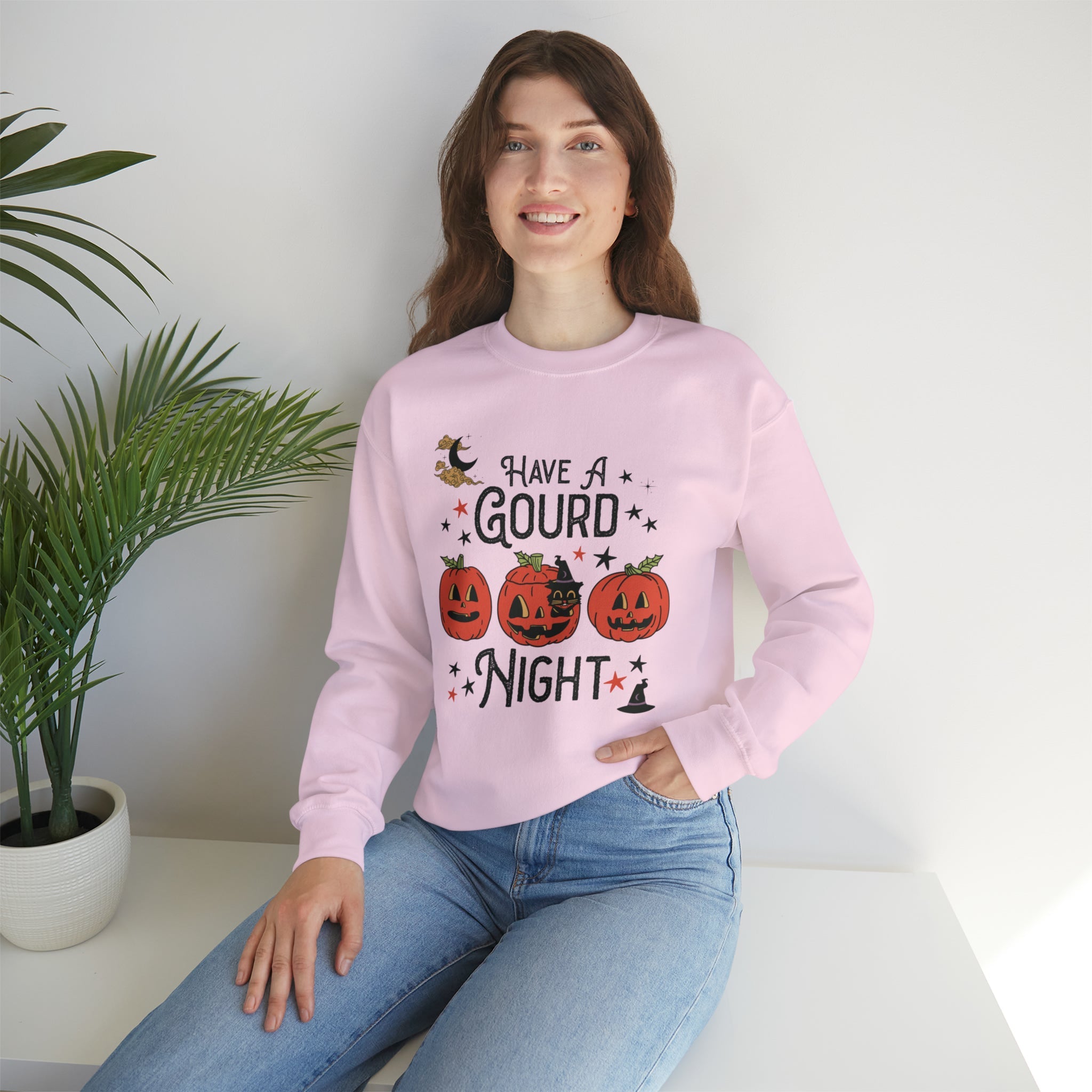 Punny Halloween Crewneck for Fall: Have A Gourd Night - Opal and June