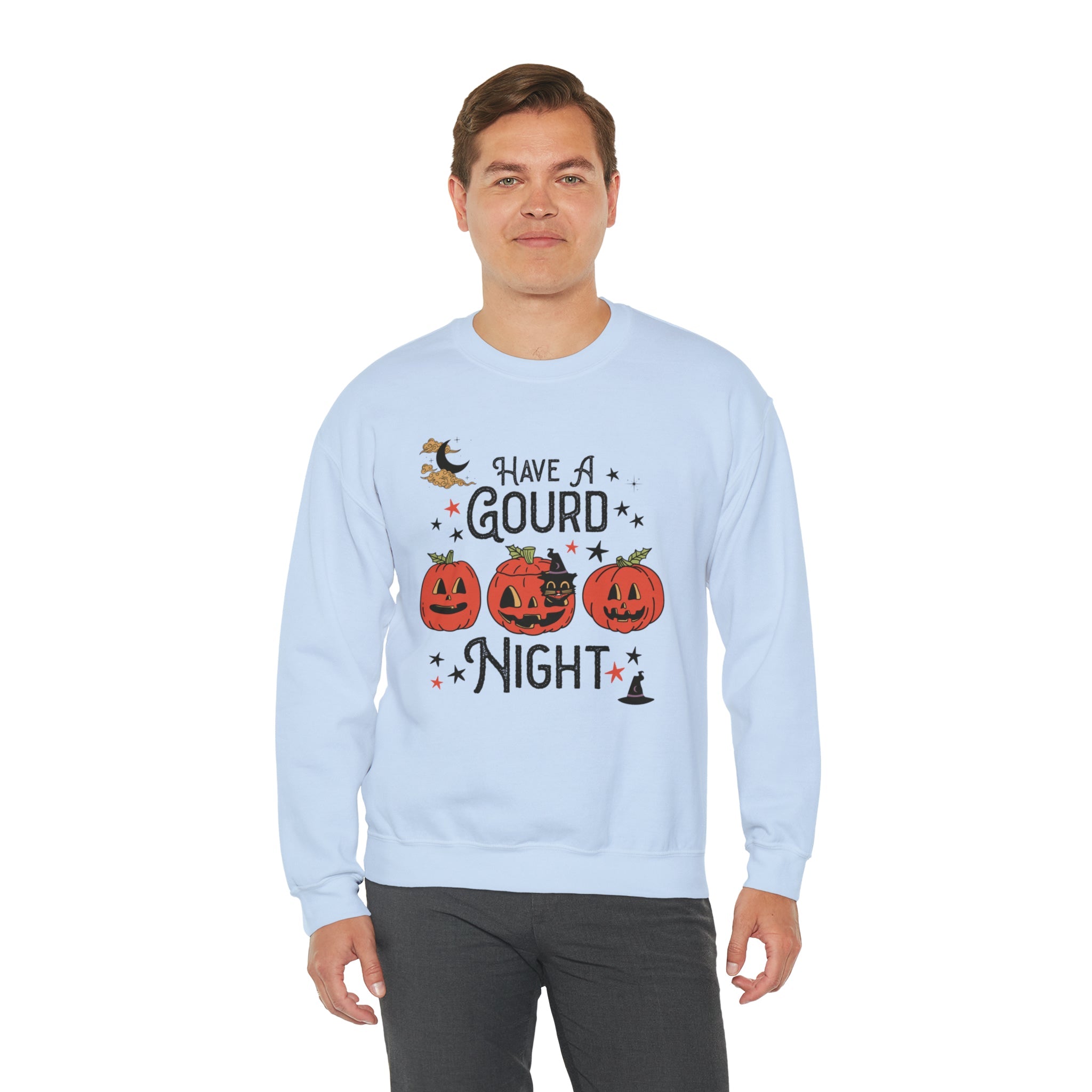 Punny Halloween Crewneck for Fall: Have A Gourd Night - Opal and June