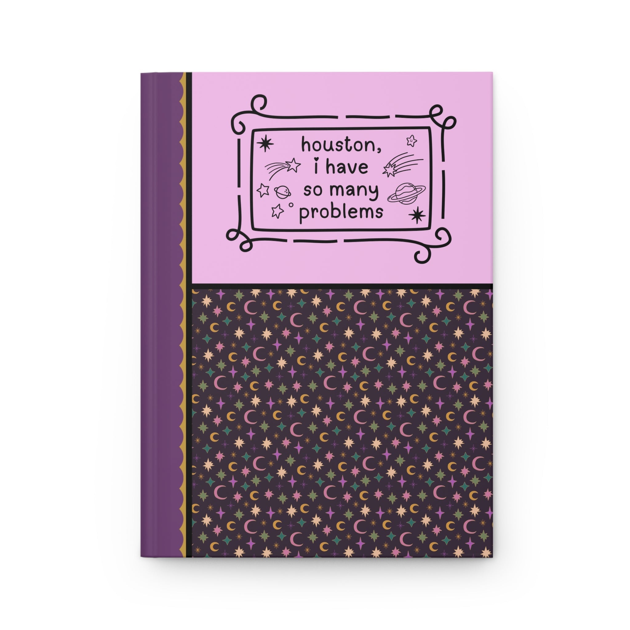 Purple Star Celestial Notebook: Houston - Opal and June
