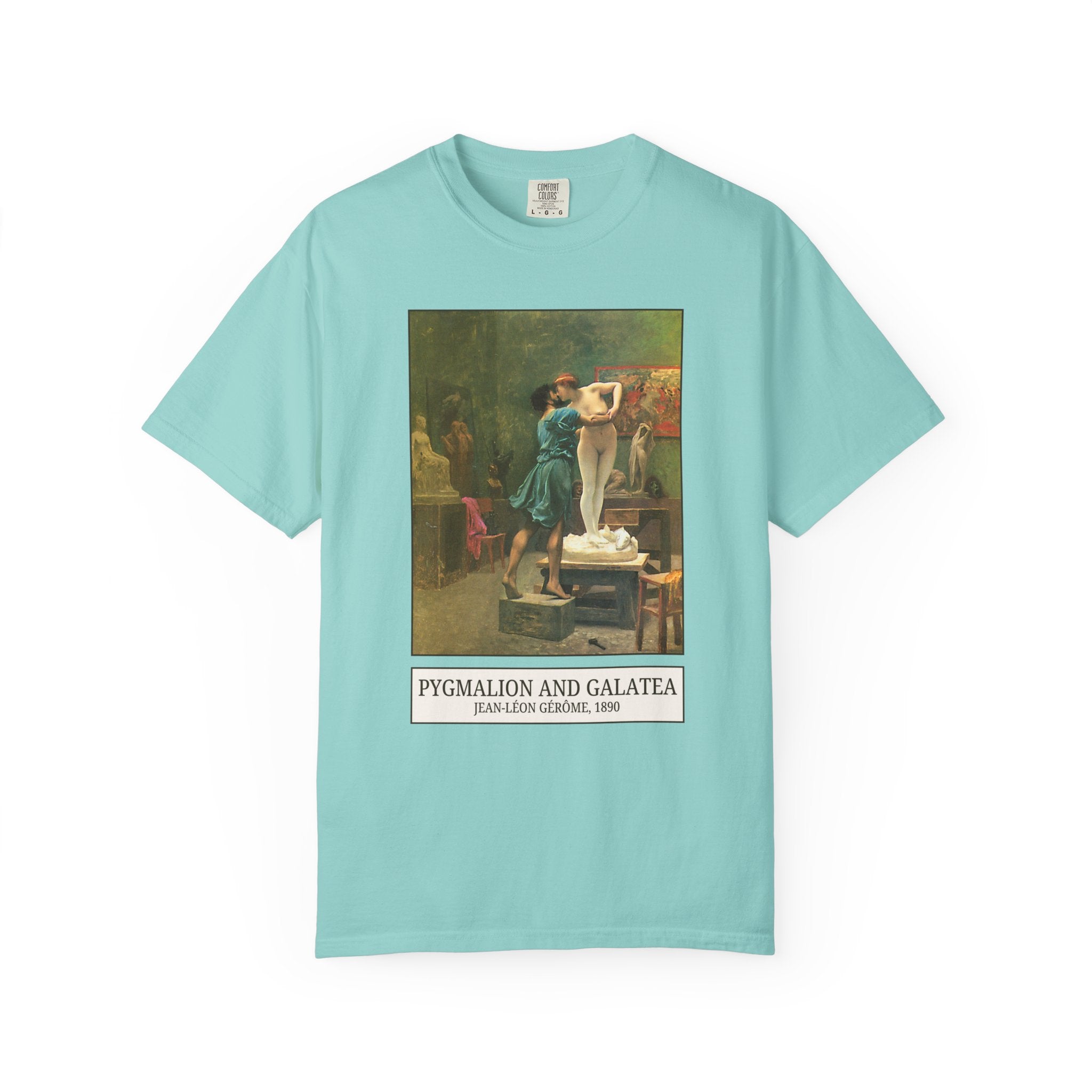 Pygmalion and Galatea by Jean - Leon Gerome, 19th Century Art History Tee Shirt, Gift for Humanites Major or Art Historian, Greek Mythology - Opal and June
