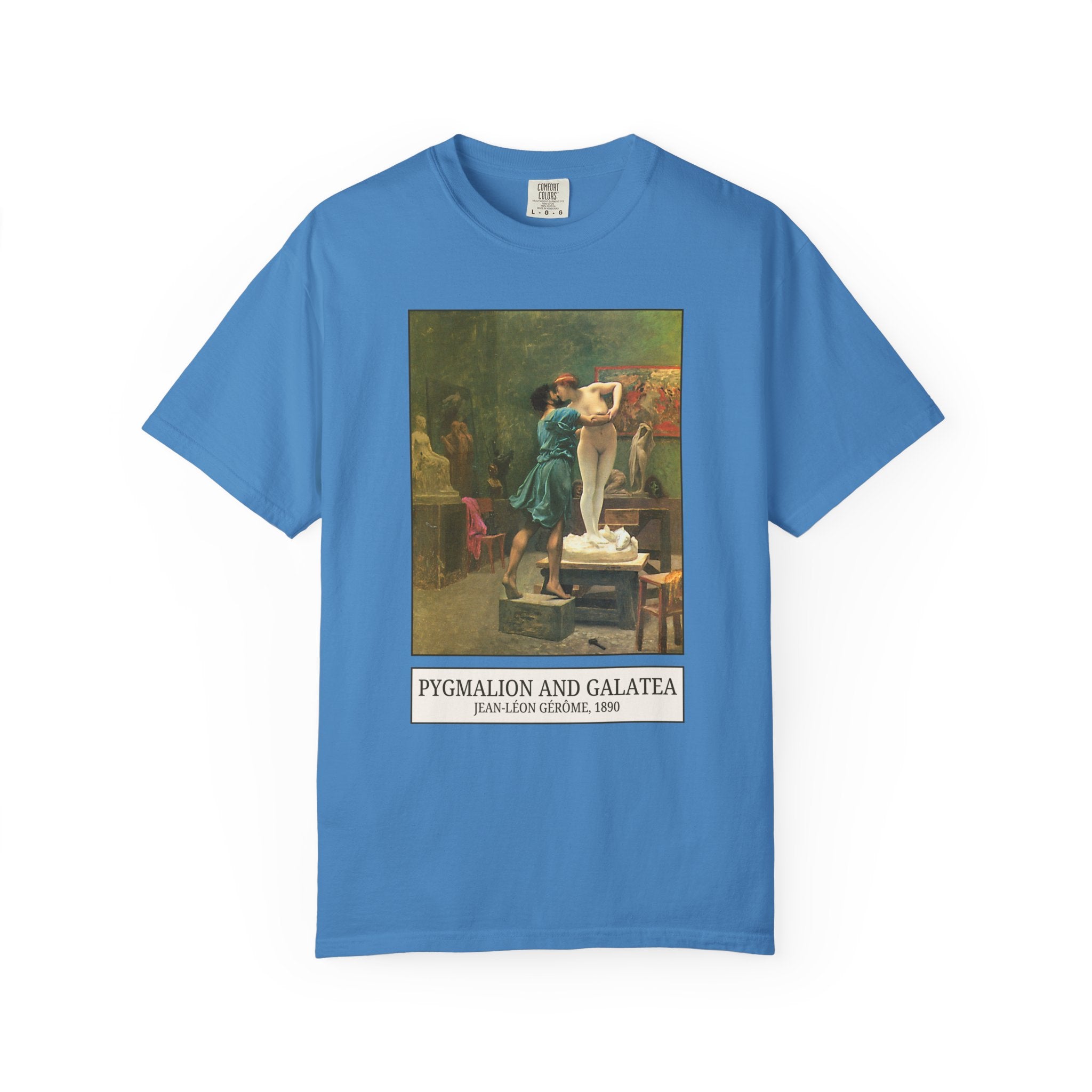 Pygmalion and Galatea by Jean - Leon Gerome, 19th Century Art History Tee Shirt, Gift for Humanites Major or Art Historian, Greek Mythology - Opal and June