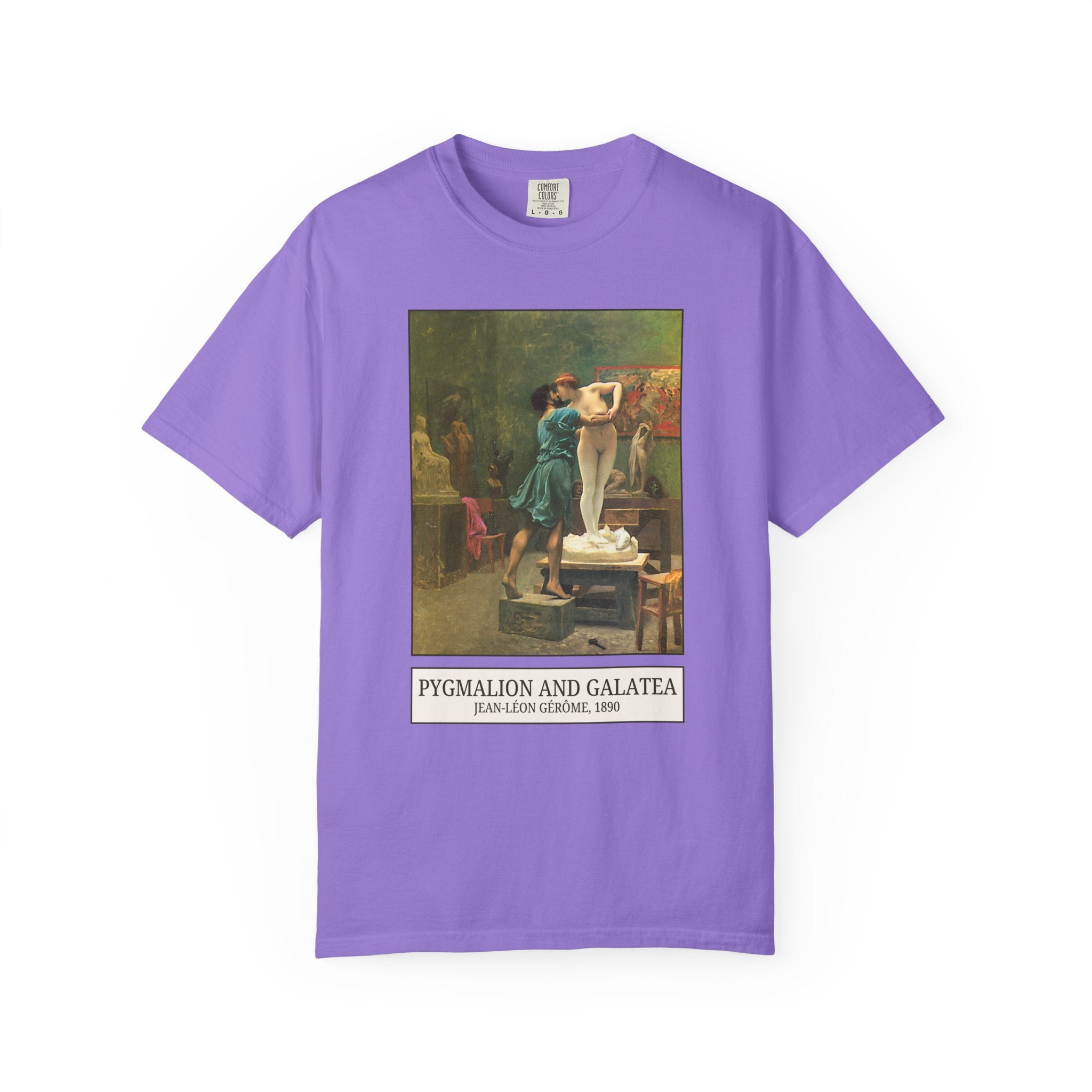 Pygmalion and Galatea by Jean - Leon Gerome, 19th Century Art History Tee Shirt, Gift for Humanites Major or Art Historian, Greek Mythology - Opal and June