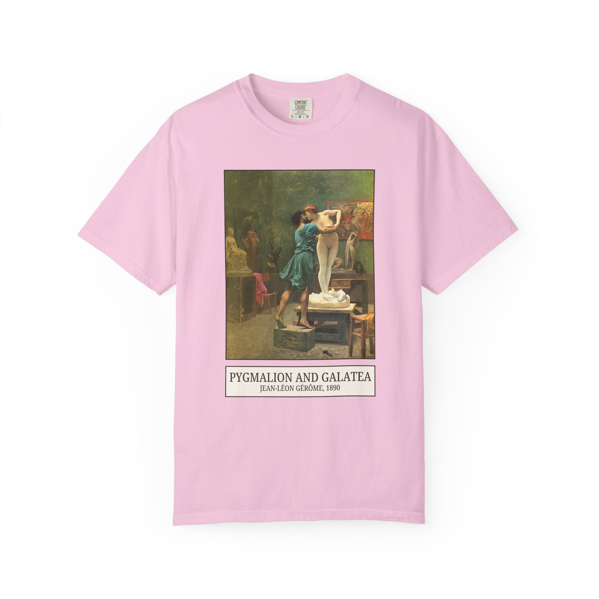 Pygmalion and Galatea by Jean - Leon Gerome, 19th Century Art History Tee Shirt, Gift for Humanites Major or Art Historian, Greek Mythology - Opal and June