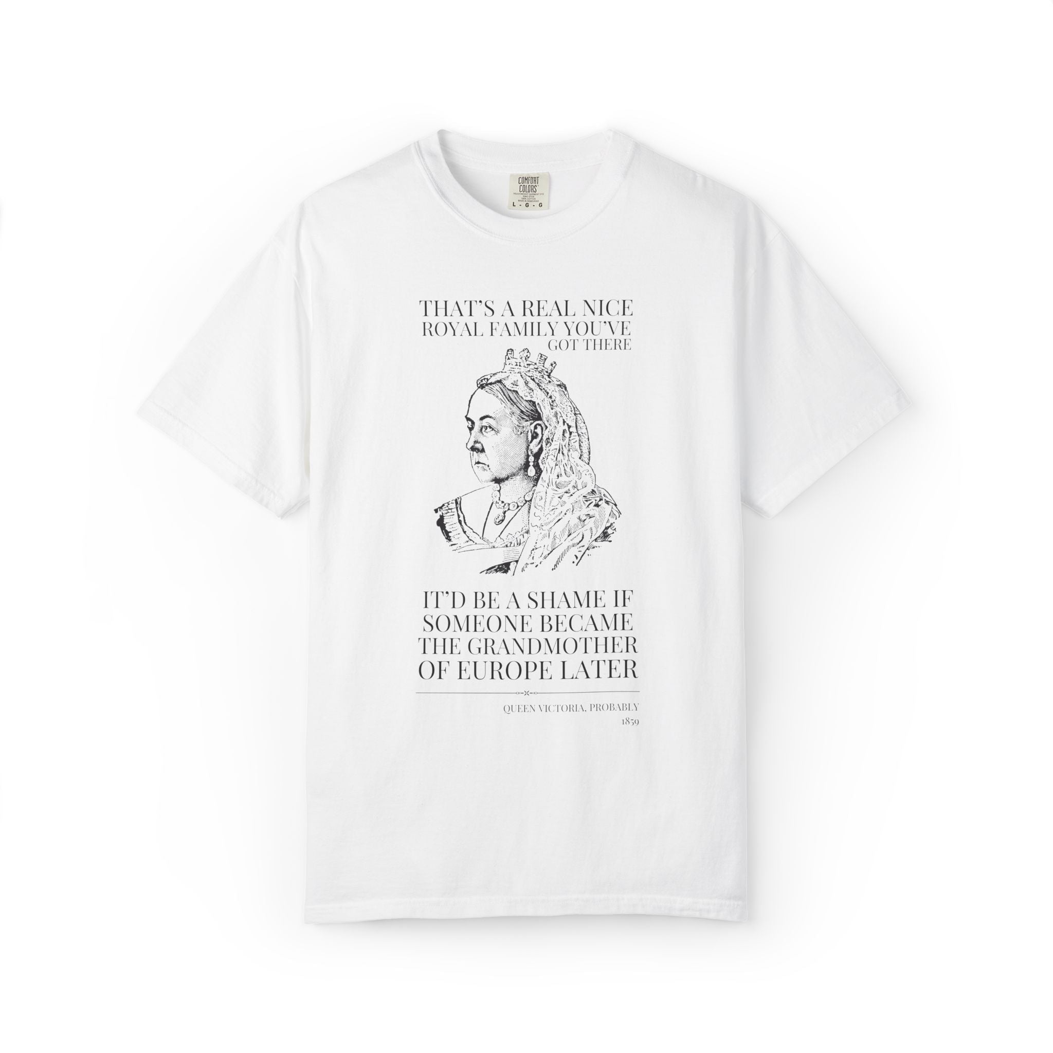 Queen Victoria English History Tee Shirt: The Grandmother of Europe - Opal and June