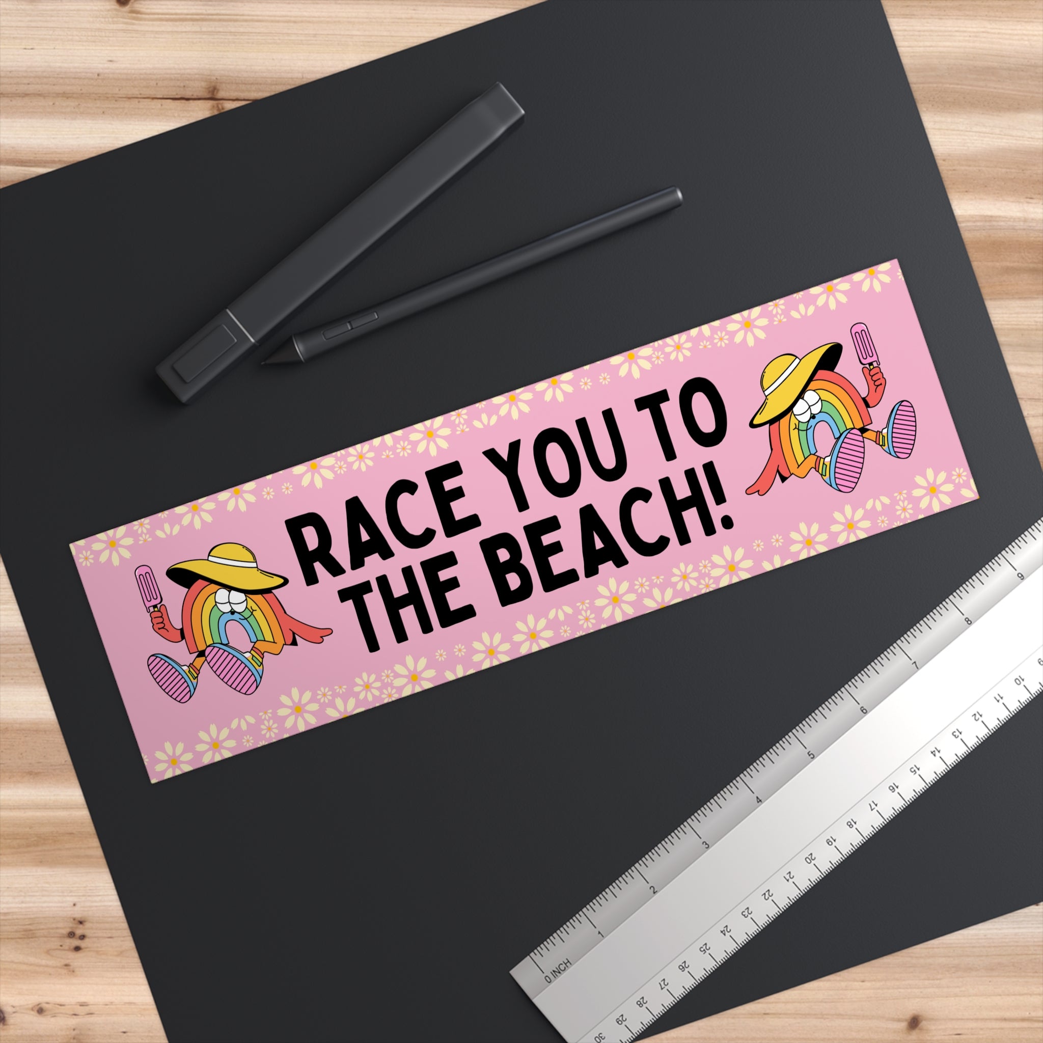 Race You to the Beach! - Opal and June