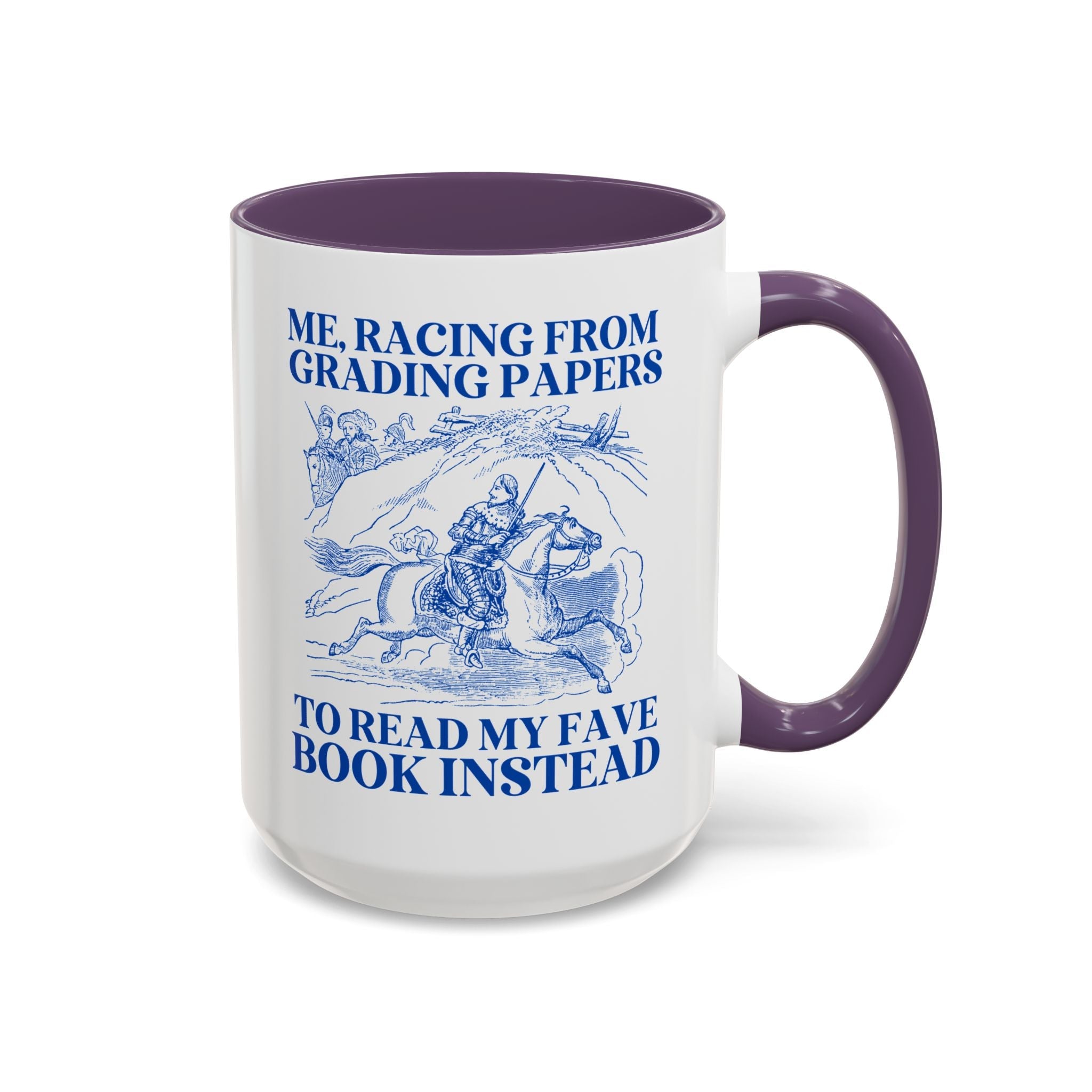 Racing from Grading Papers Mug - Opal and June