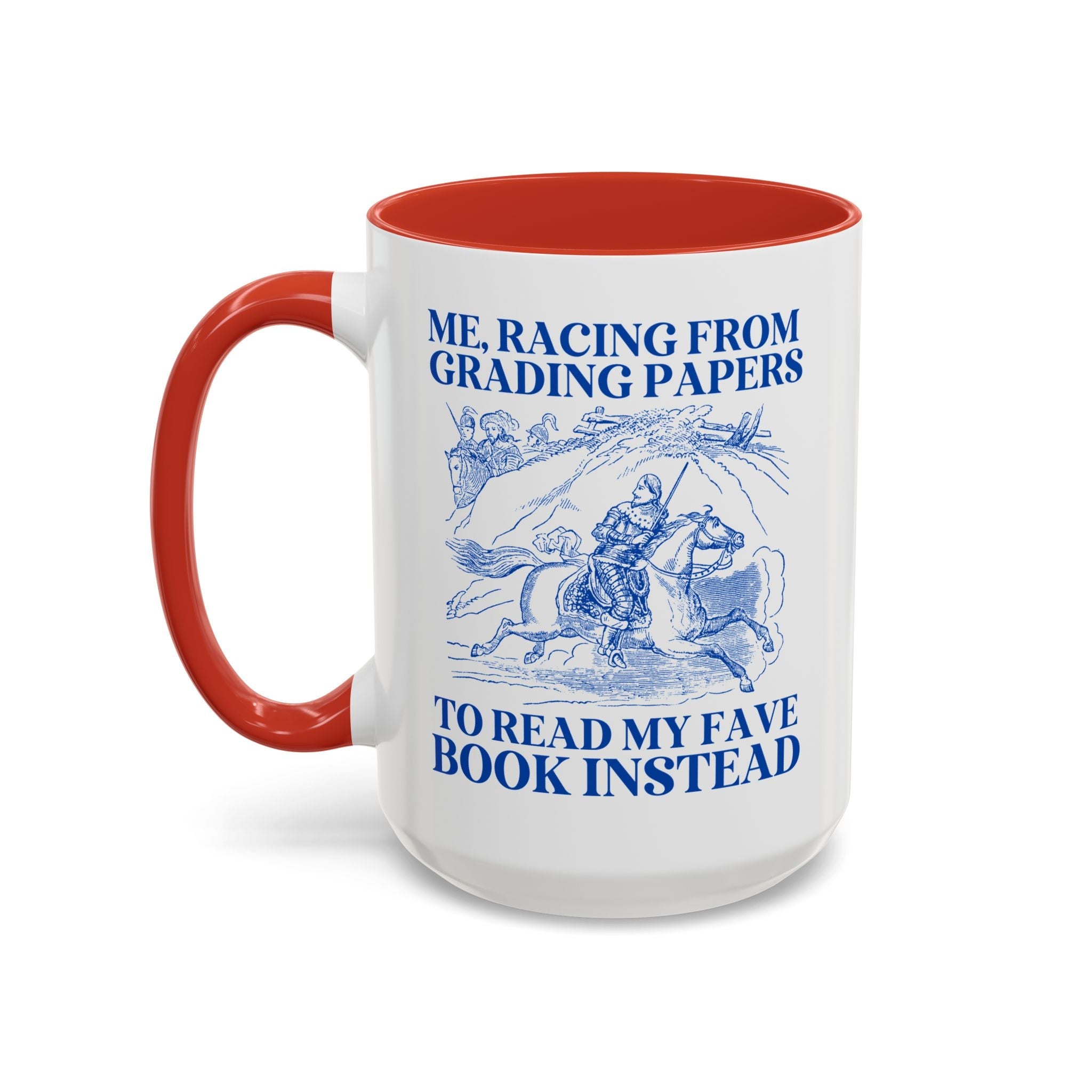 Racing from Grading Papers Mug - Opal and June