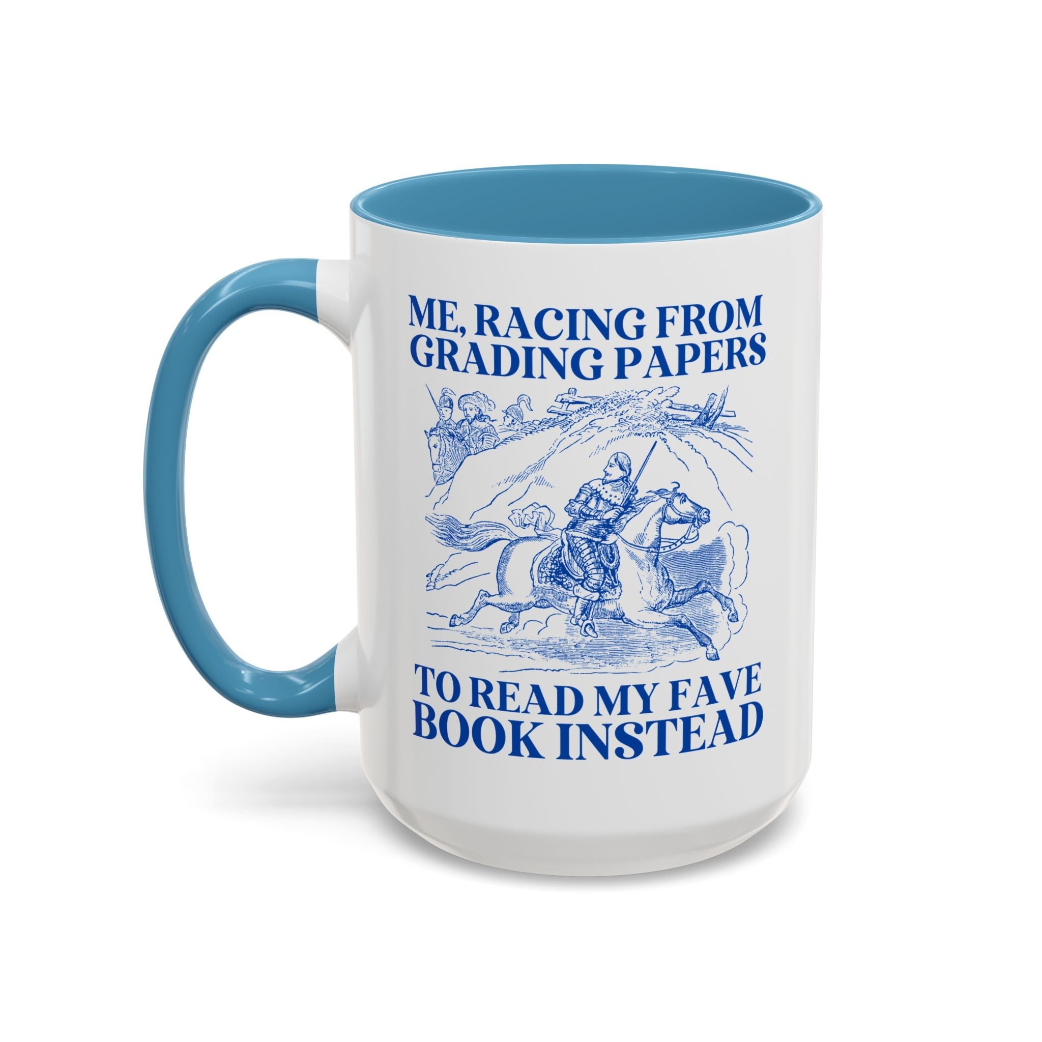 Racing from Grading Papers Mug - Opal and June