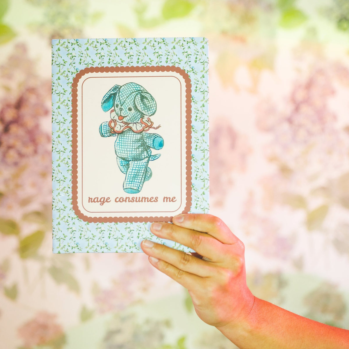 Rage Consumes Me: Puppy Notebook - Opal and June