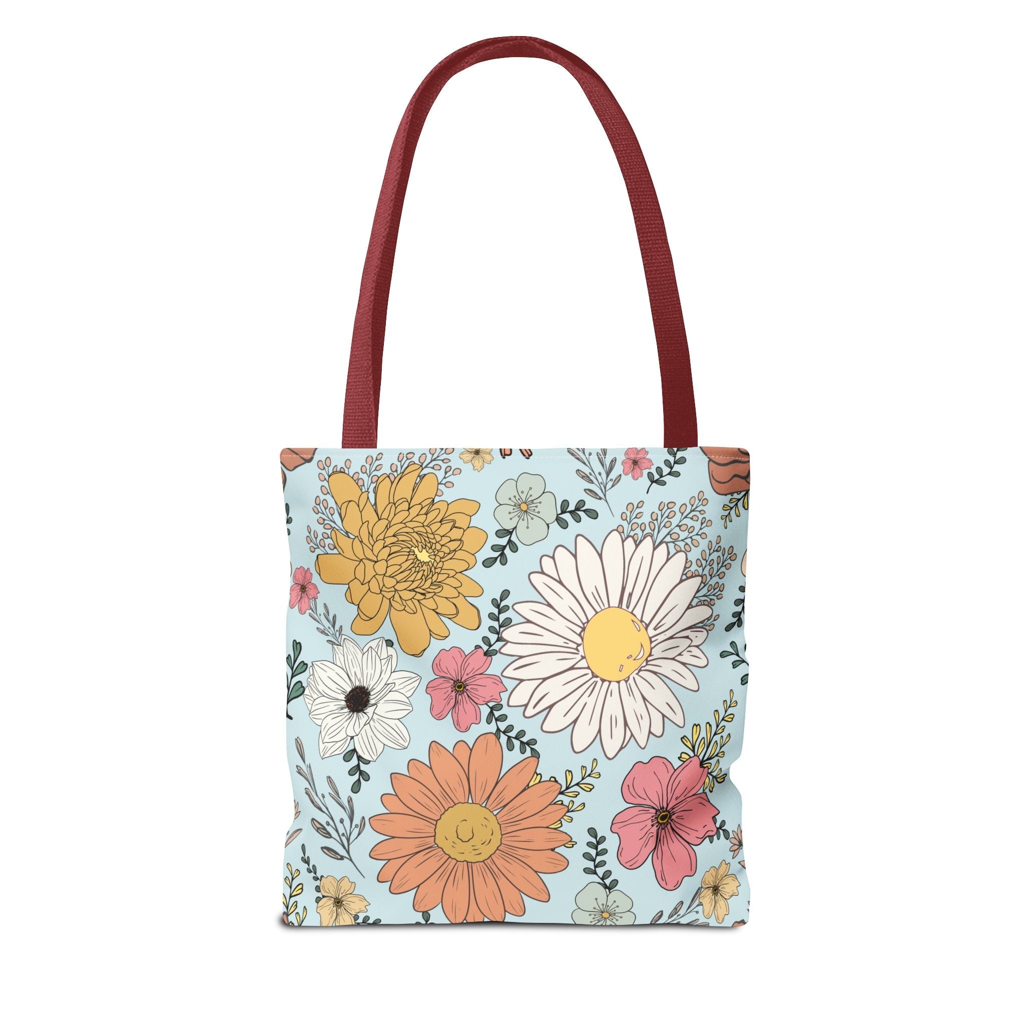 Rage Consumes Me Tote Bag with Flowers, Animal Lover Gift for Daughter or Sister, Funny Sarcastic Feminist Tote Bag for Democrat or Mom - Opal and June