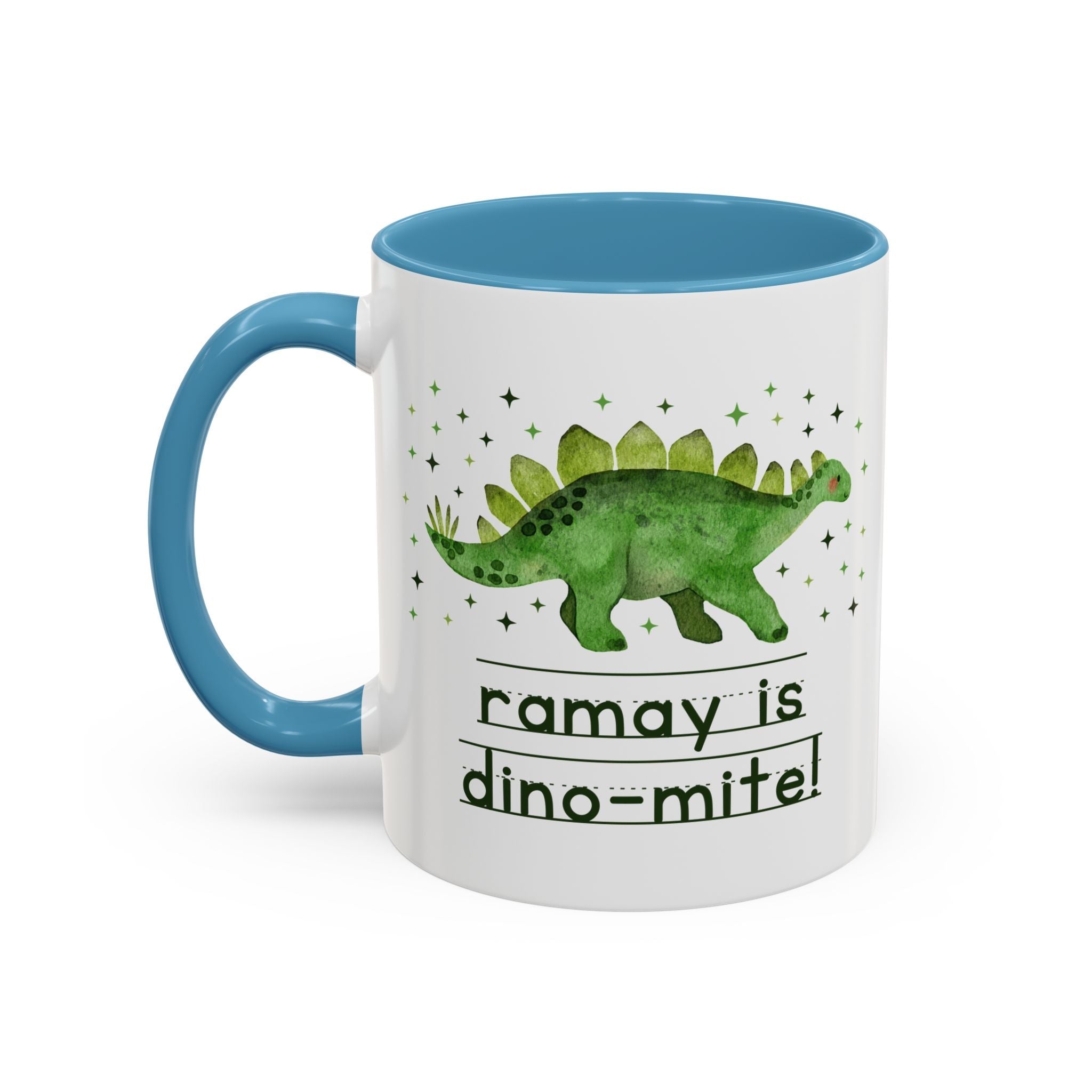 Ramay Junior High School 11 Oz Coffee Mug: Ramay is Dino - Mite! - Opal and June