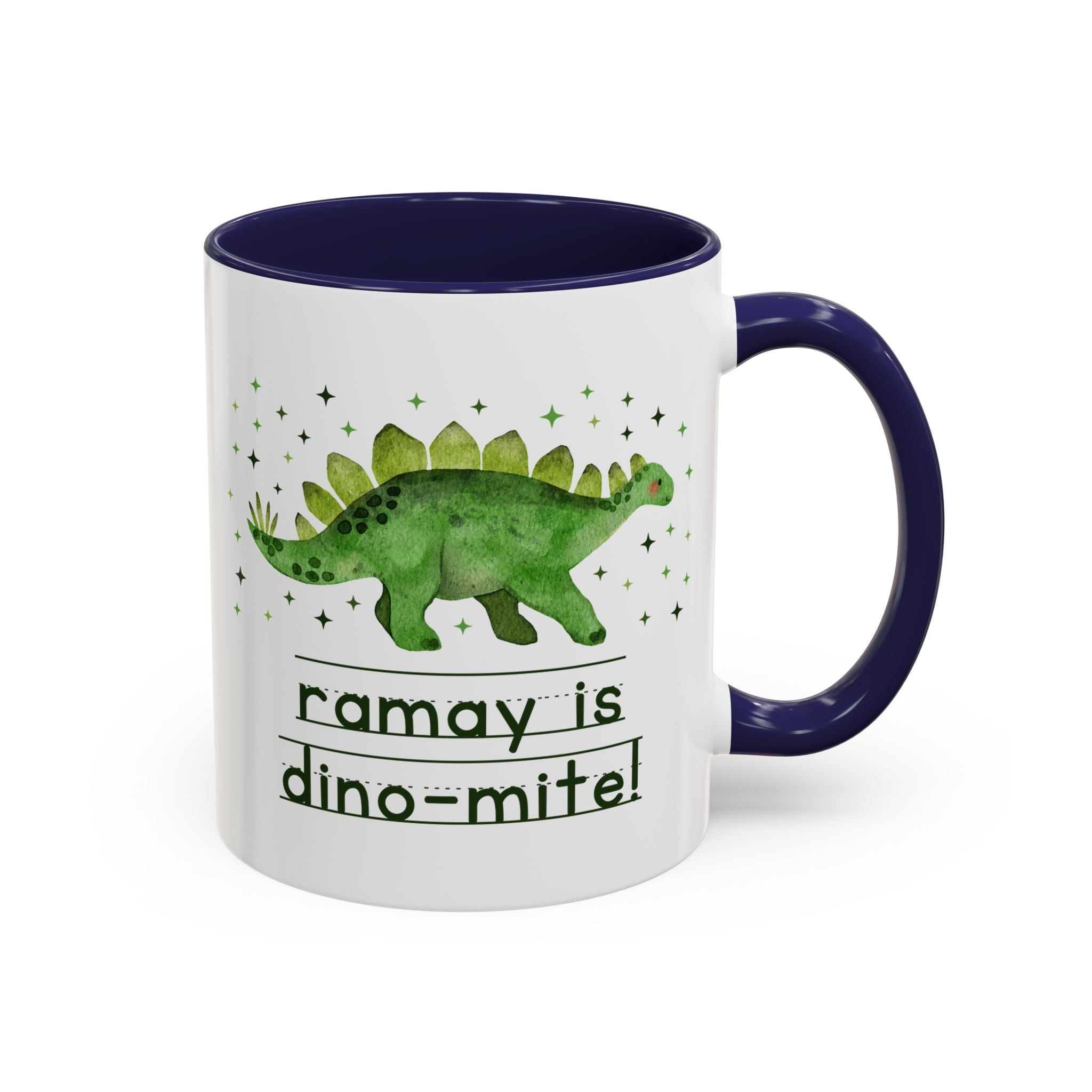 Ramay Junior High School 11 Oz Coffee Mug: Ramay is Dino - Mite! - Opal and June