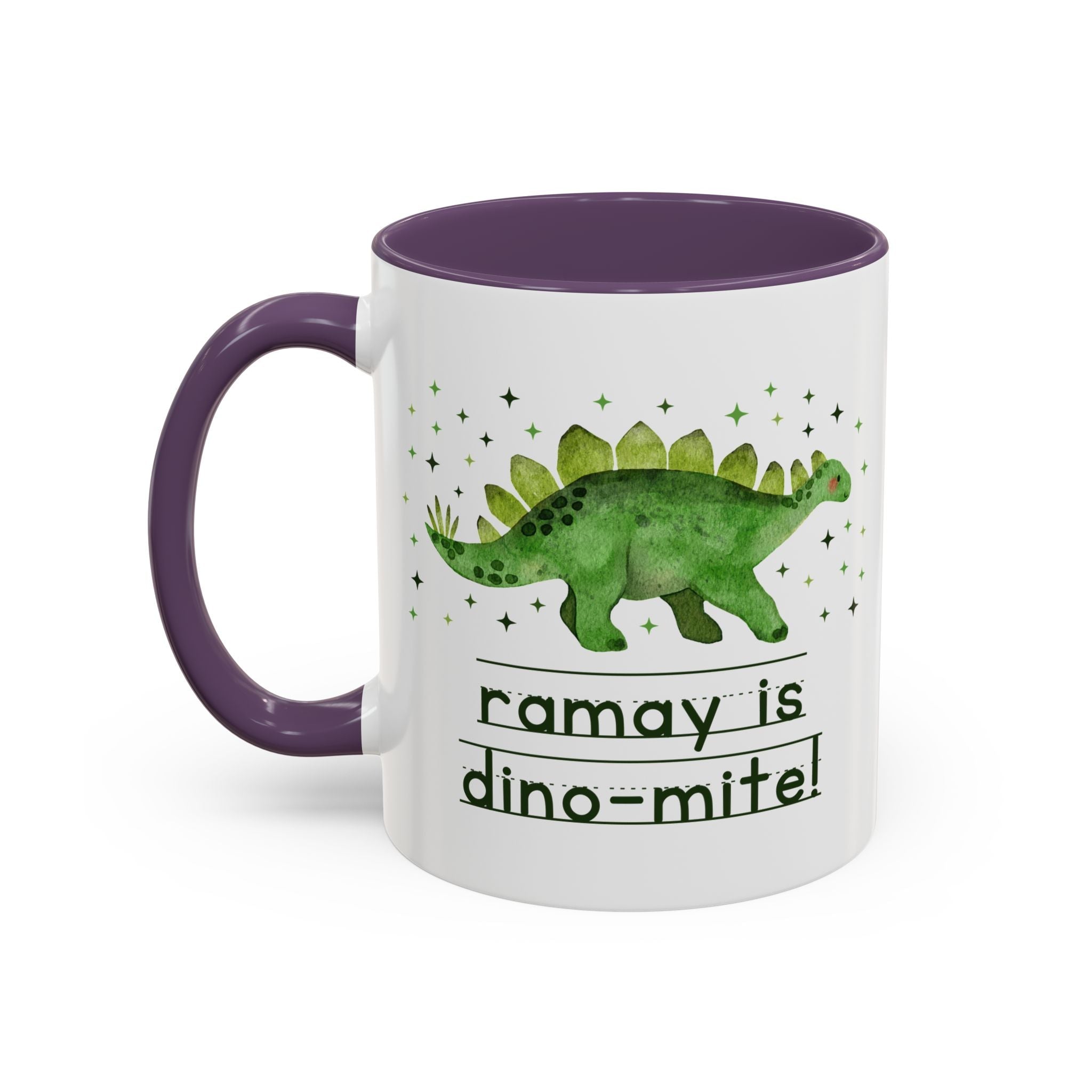 Ramay Junior High School 11 Oz Coffee Mug: Ramay is Dino - Mite! - Opal and June