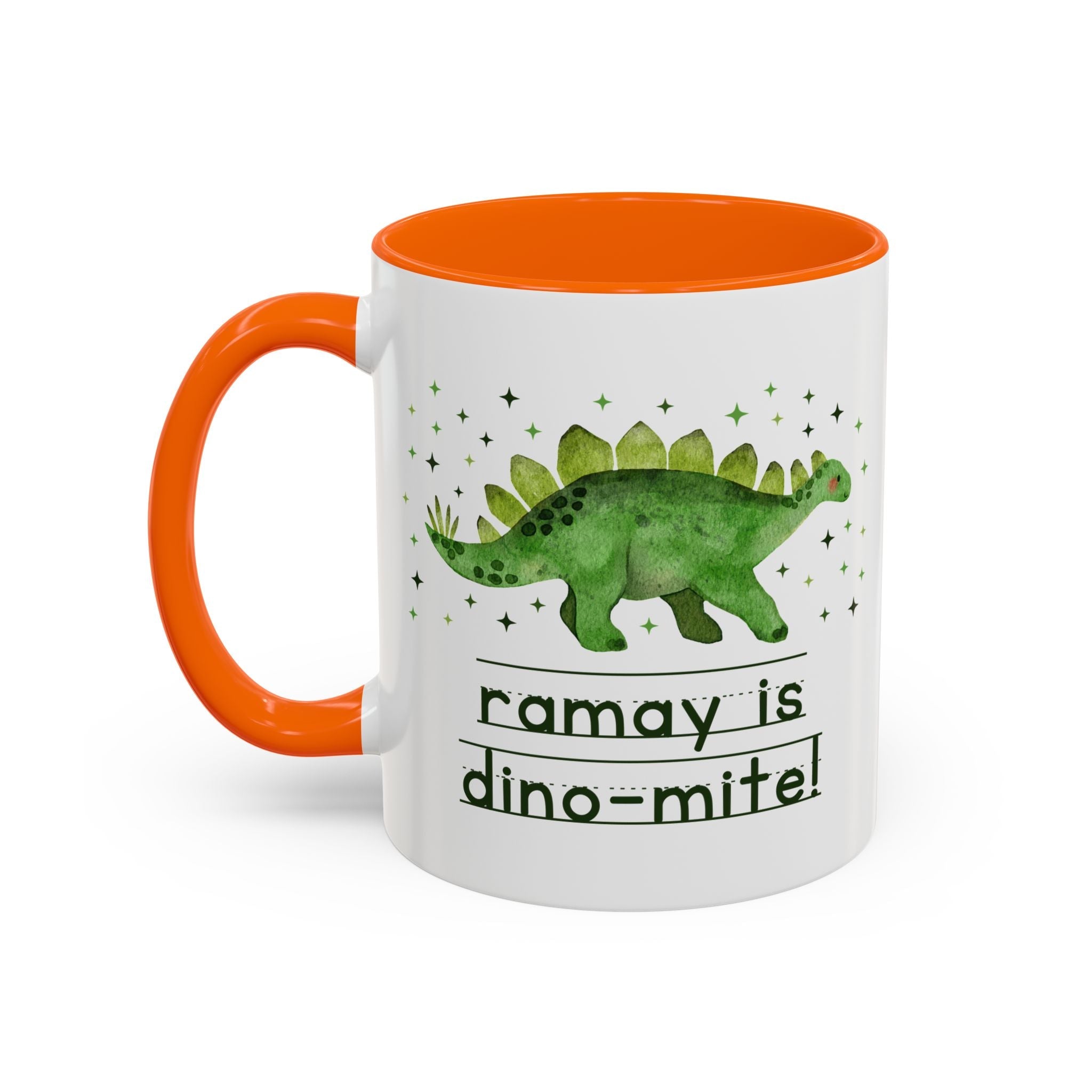 Ramay Junior High School 11 Oz Coffee Mug: Ramay is Dino - Mite! - Opal and June