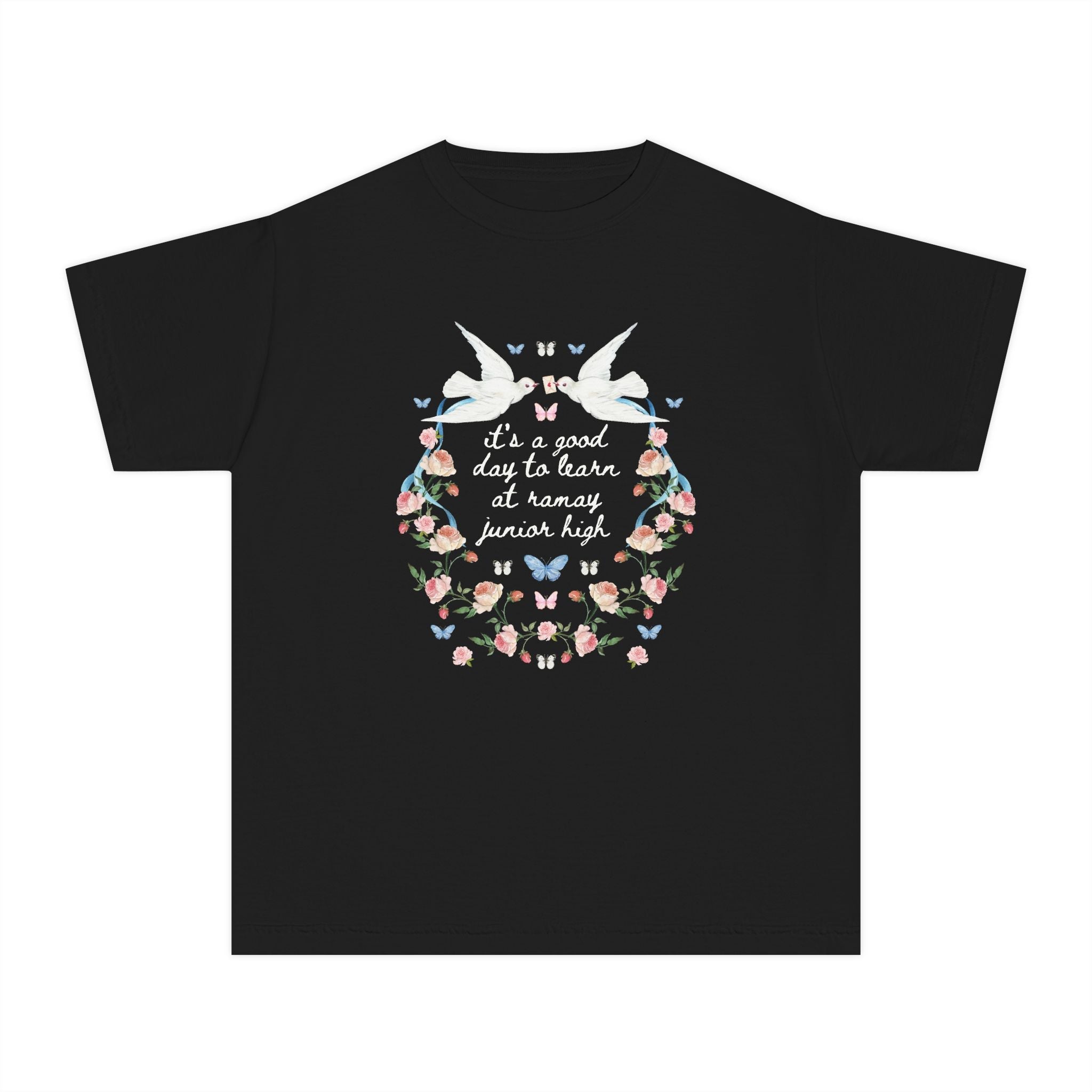 Ramay Junior High School Kids Tee Shirt: It's a Good Day to Learn at Ramay Junior High | FPS + Opal and June Kids Tee Shirt, Fayetteville Public Schools - Opal and June