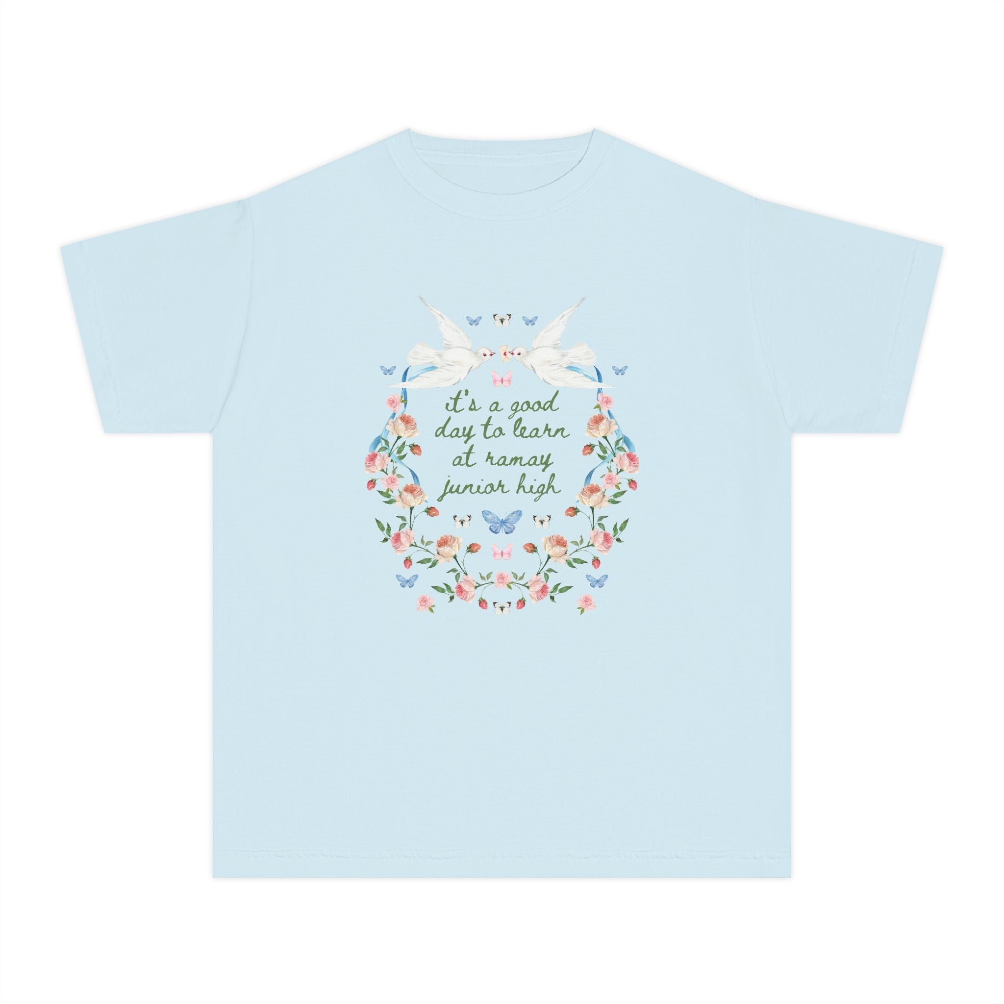 Ramay Junior High School Kids Tee Shirt: It's a Good Day to Learn at Ramay Junior High | FPS + Opal and June Kids Tee Shirt, Fayetteville Public Schools - Opal and June