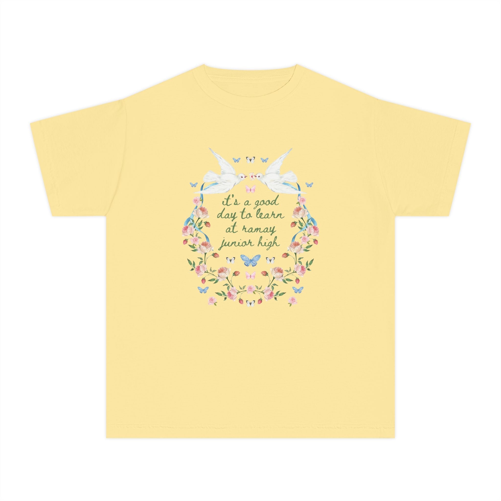 Ramay Junior High School Kids Tee Shirt: It's a Good Day to Learn at Ramay Junior High | FPS + Opal and June Kids Tee Shirt, Fayetteville Public Schools - Opal and June